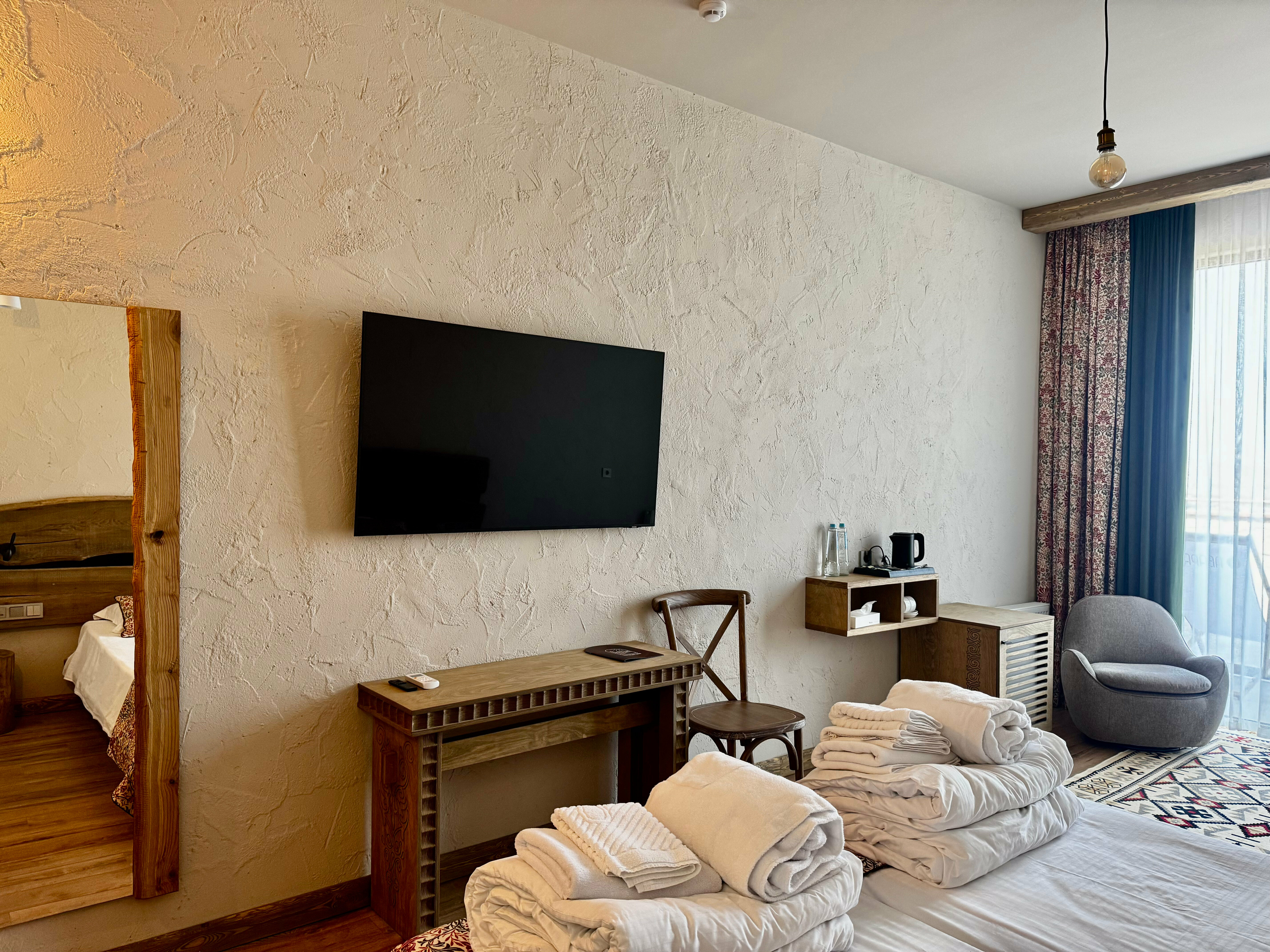 Двухместный номер Делюкс с 1 кроватью и балконом