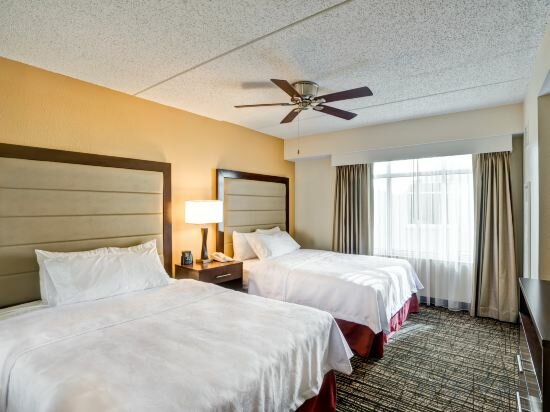 Mobility Hearing Accessible Two Queen Suite with Roll in Shower