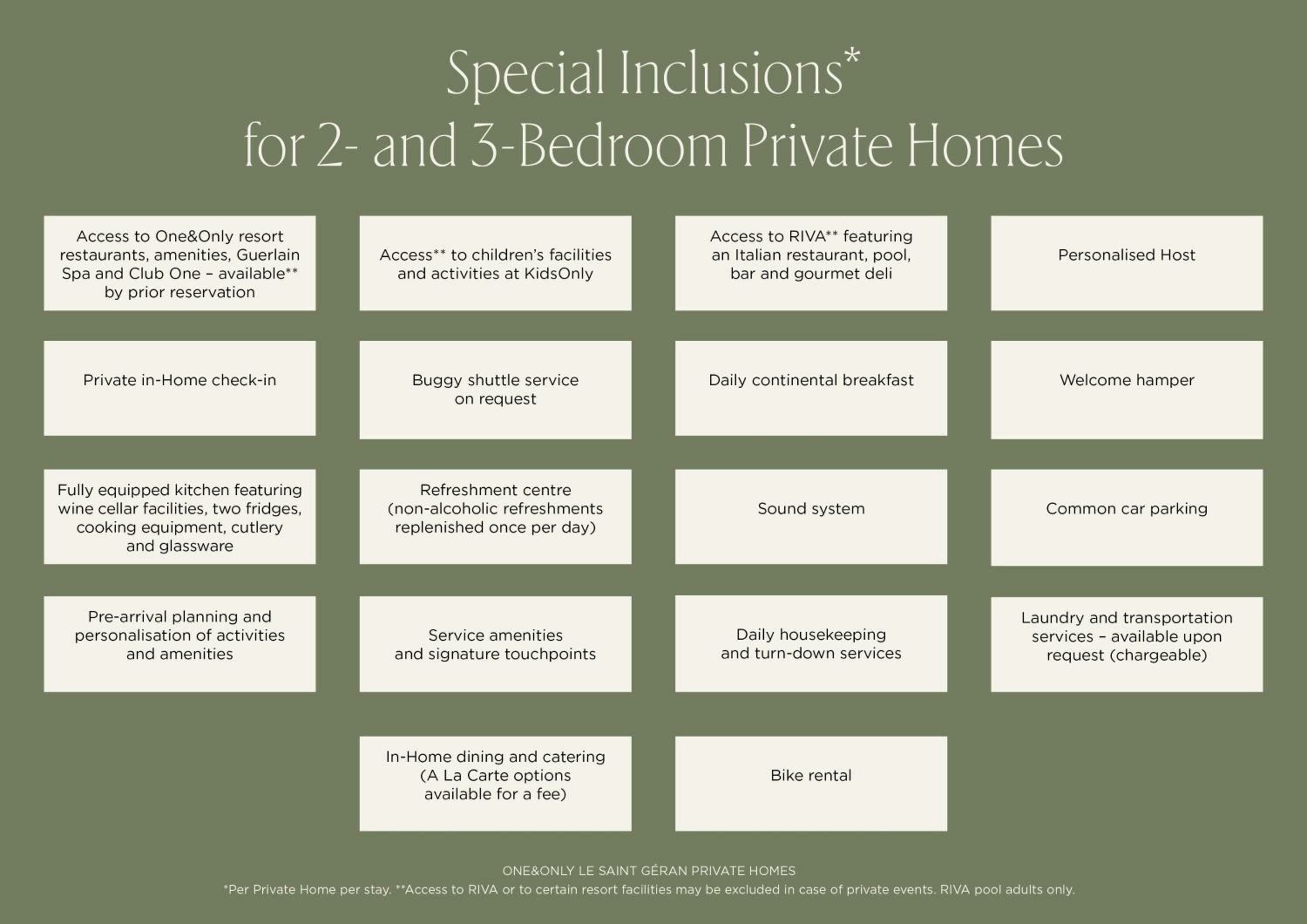 Three-Bedroom Private Homes With Pool