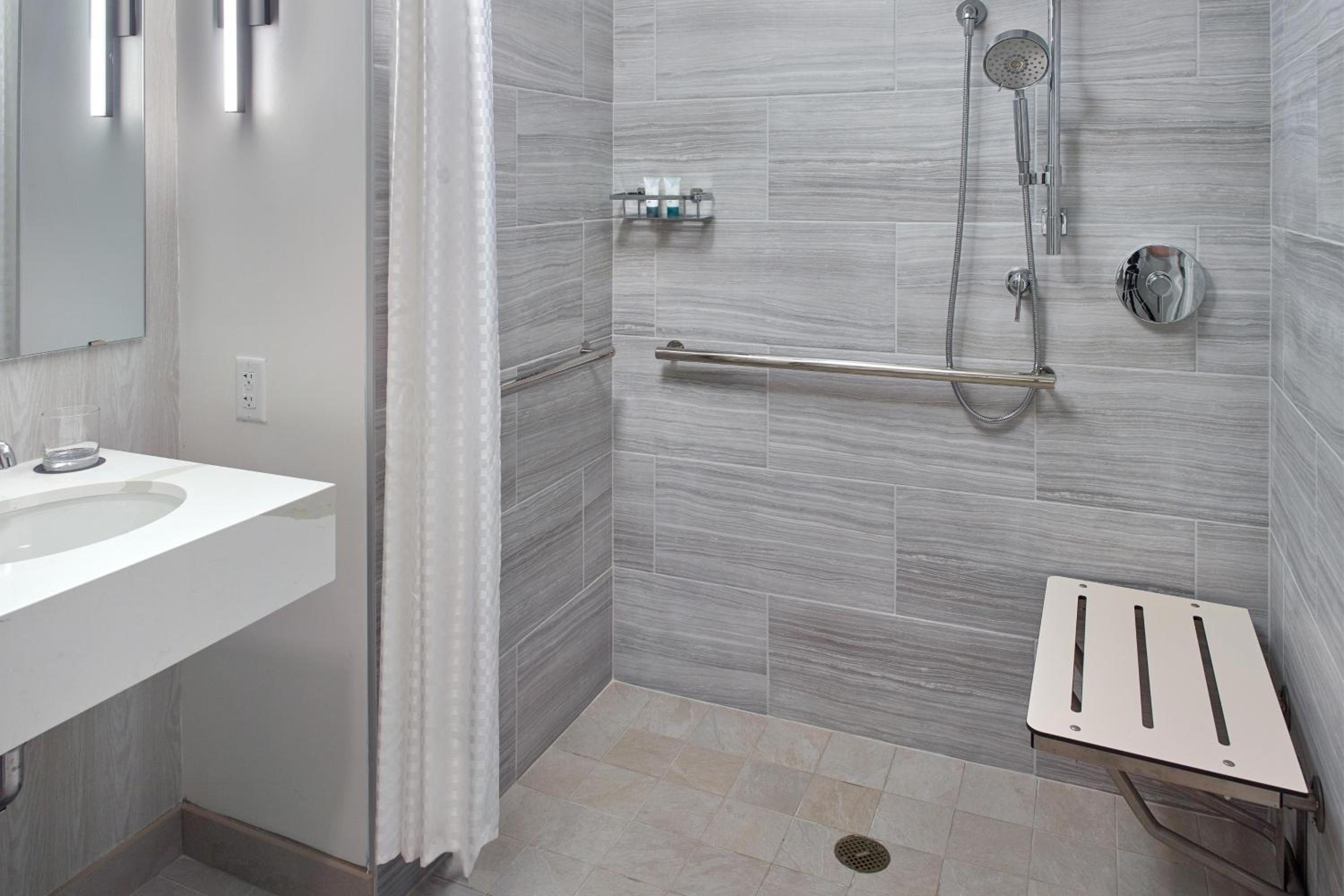 Traditional King Room with Roll-in Shower - Mobility and Hearing Accessible