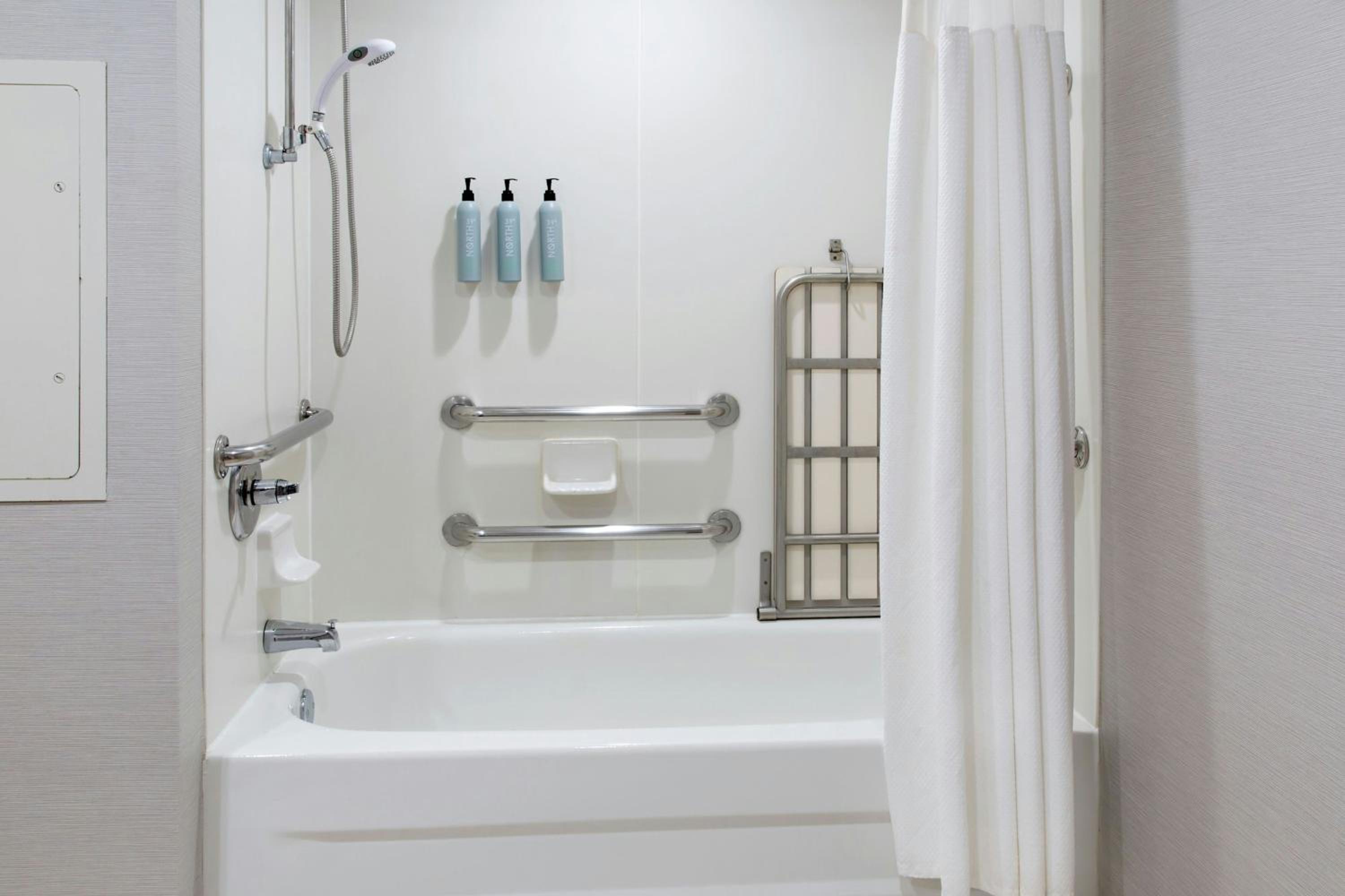 King Room with Sofa Bed and Roll-in Shower - Mobility and Hearing Accessible