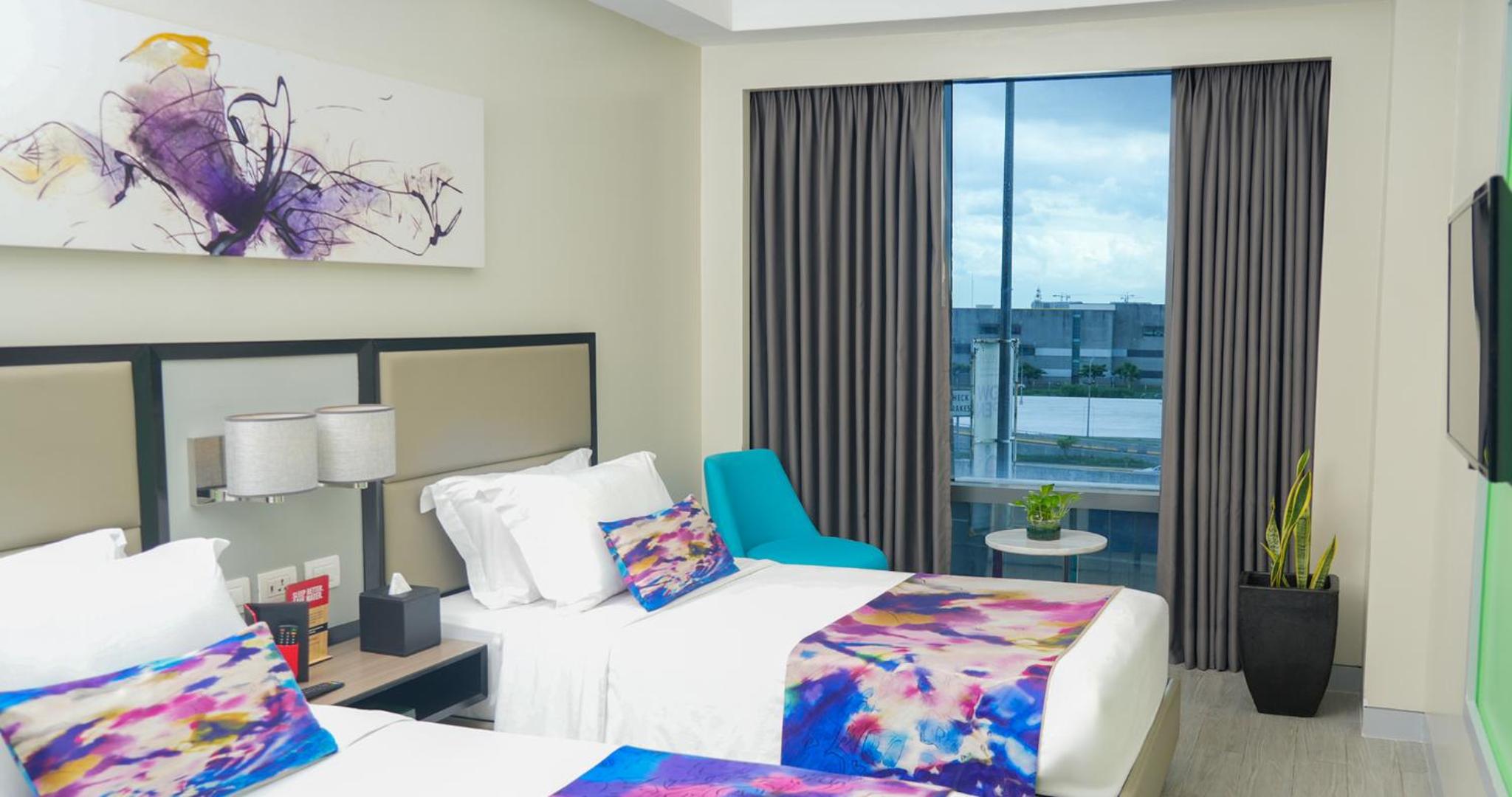 Standard Twin with Airport View