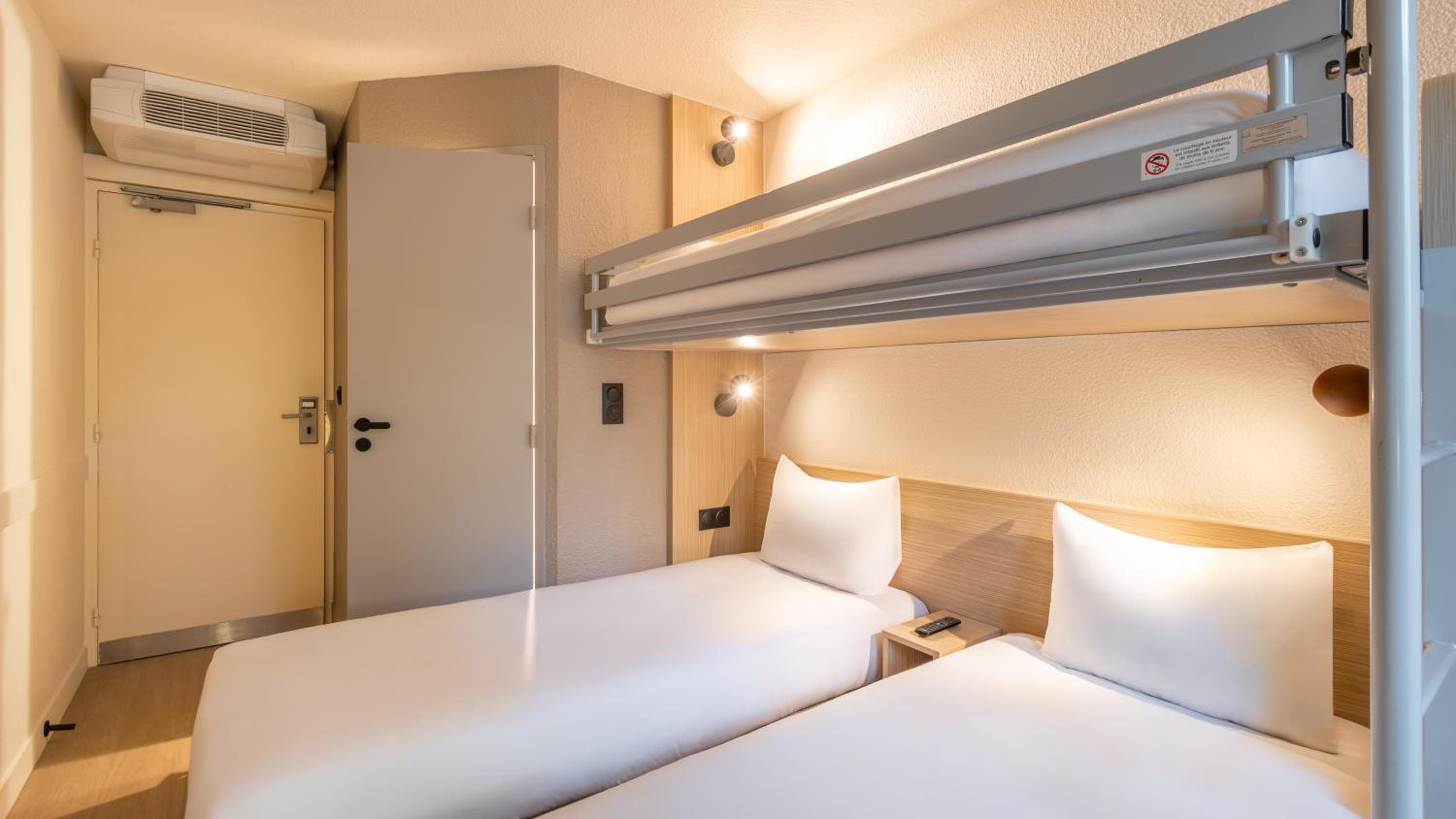Standard Room with Two Single Beds and One Bunk Bed