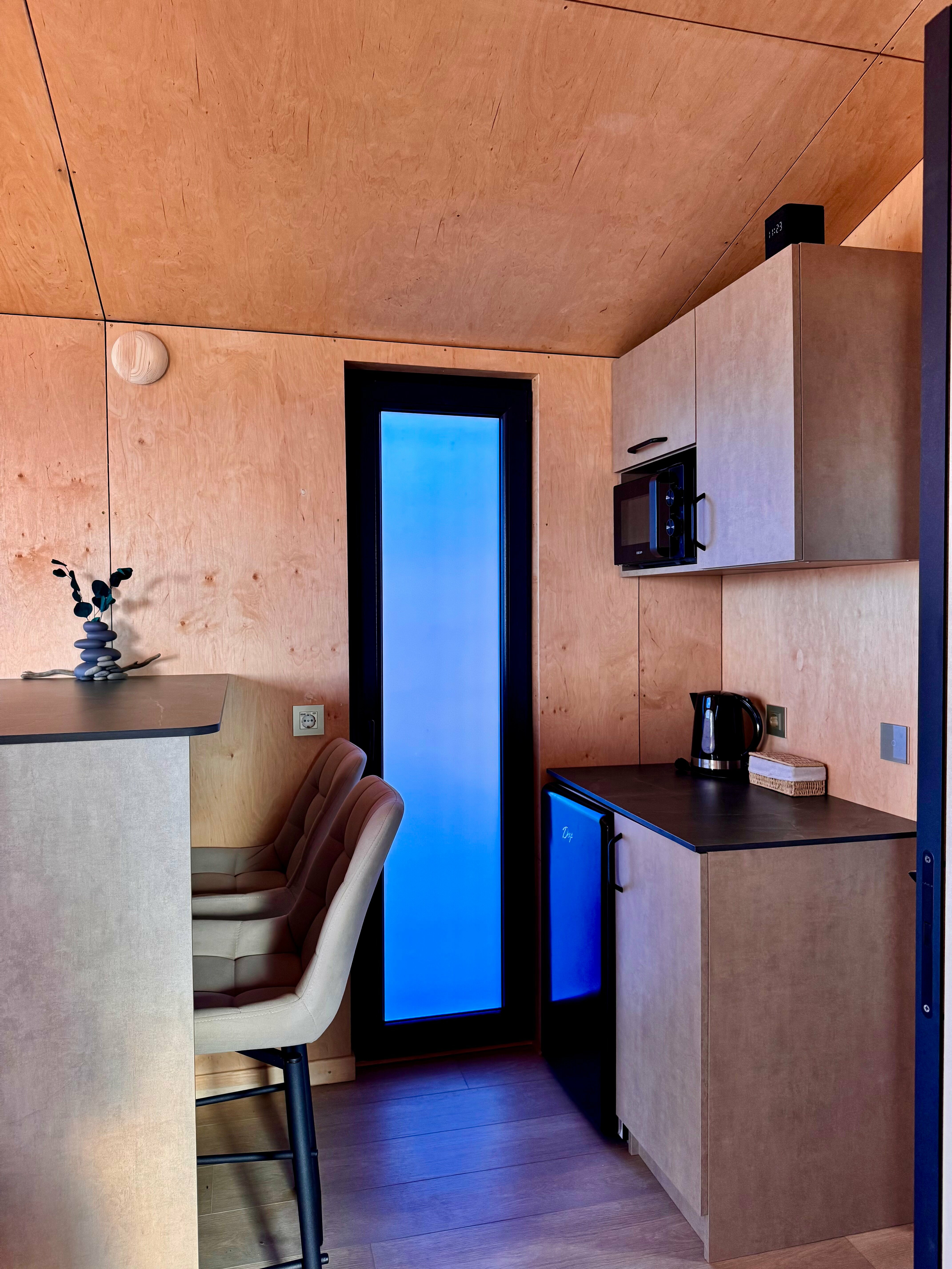 Лодж с видом на море и собственной купелью с подогревом