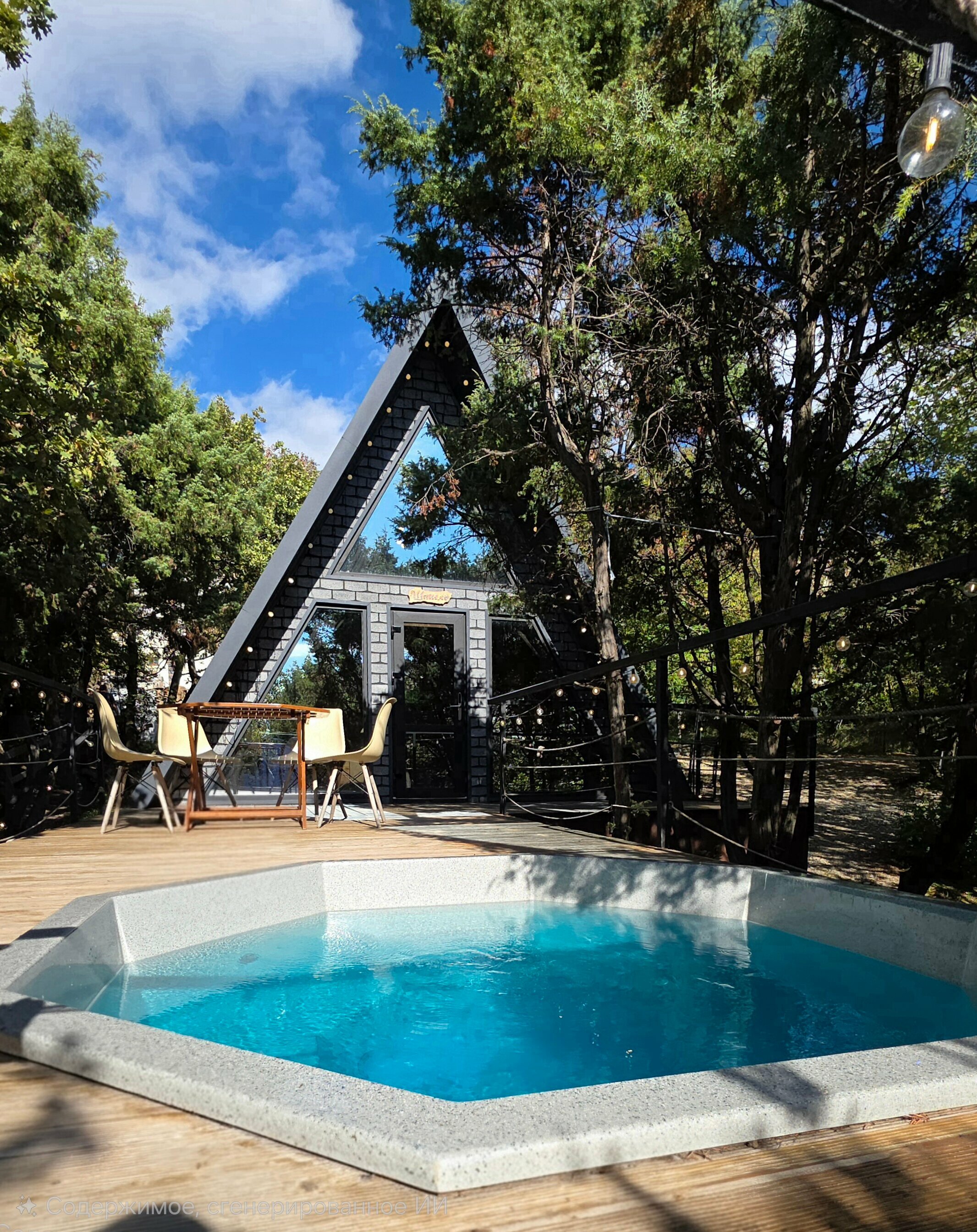 Дом с собственным бассейном