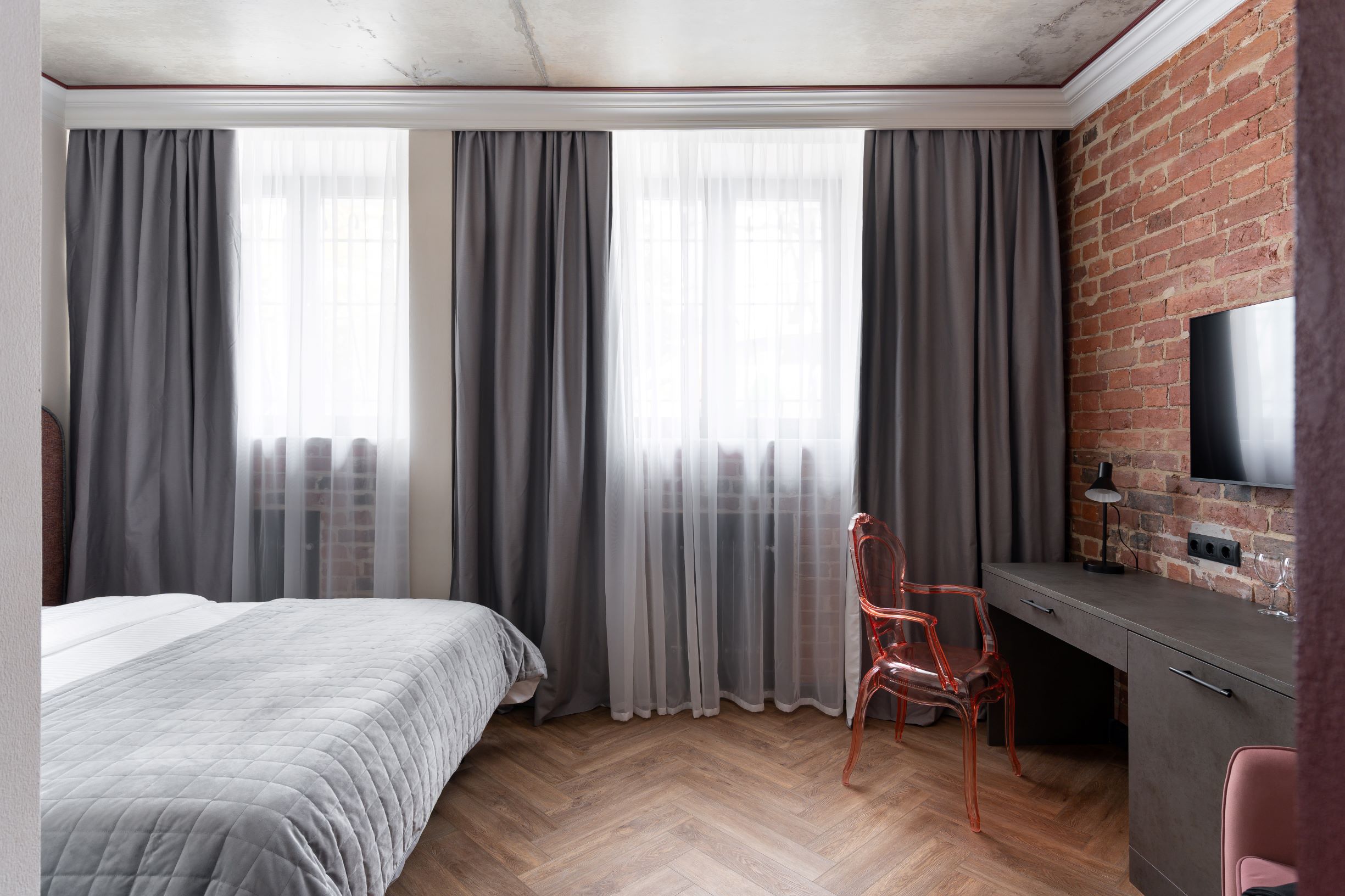 Двухместный номер с 1 кроватью или 2 отдельными кроватями, вид на город