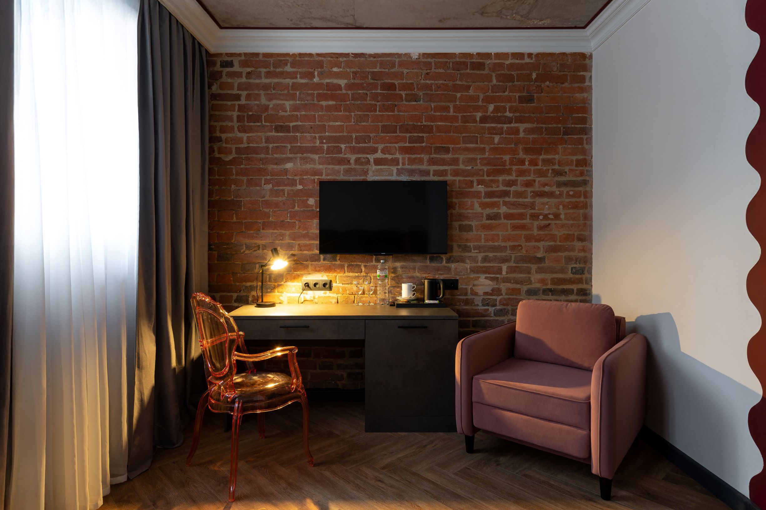 Двухместный номер с 1 кроватью или 2 отдельными кроватями, вид на город