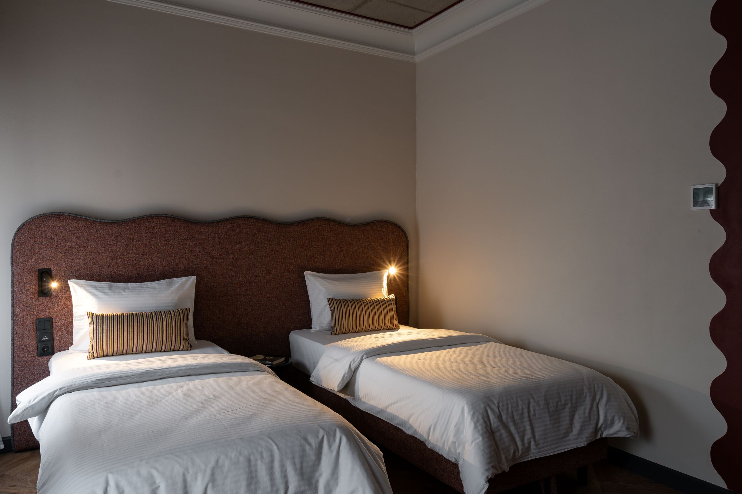 Двухместный номер с 1 кроватью или 2 отдельными кроватями, вид на город