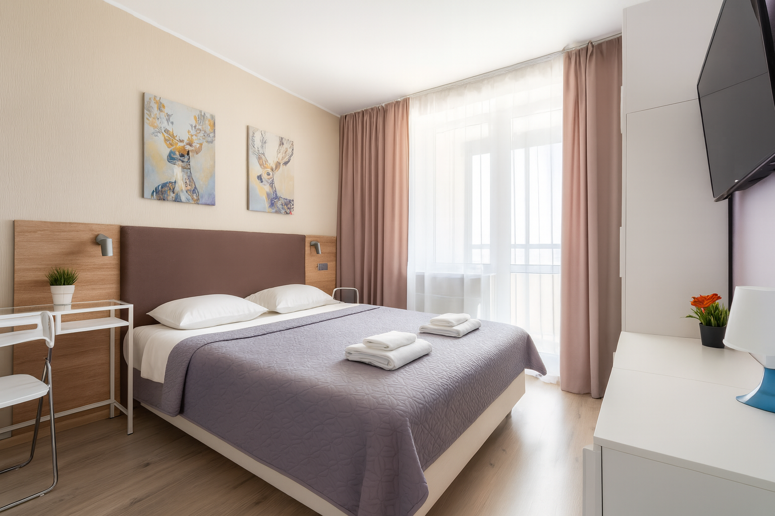 Бюджетный двухместный номер с 1 кроватью