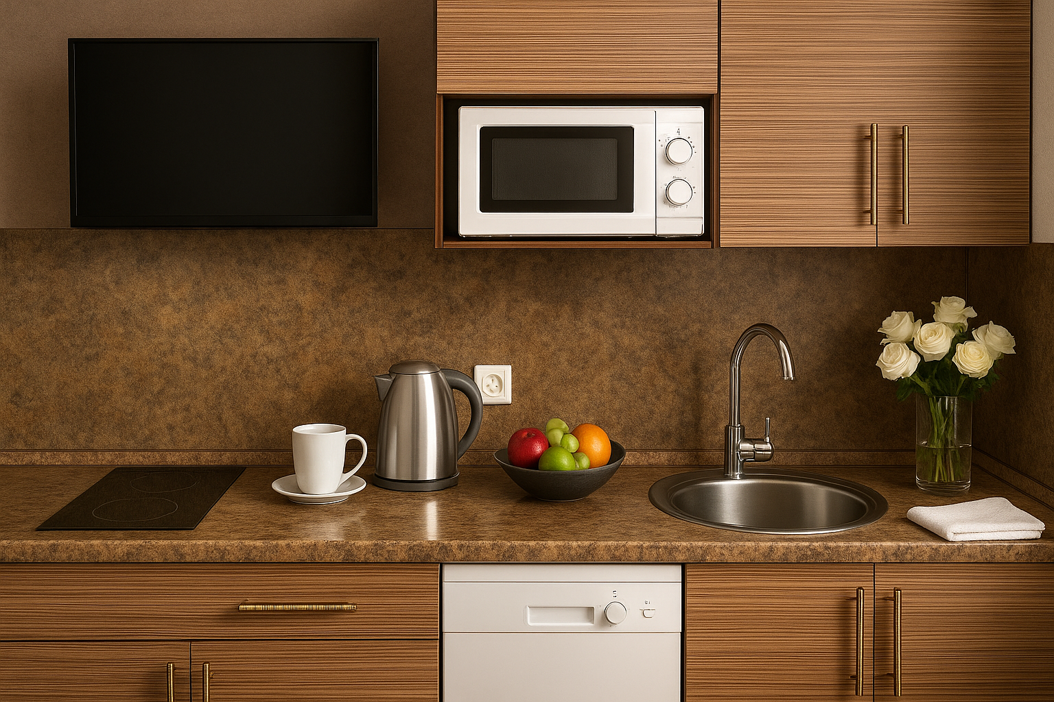 2-комн. апартаменты Grand Jacuzzi 55*SmartTV Кухня Балкон Панорамный вид