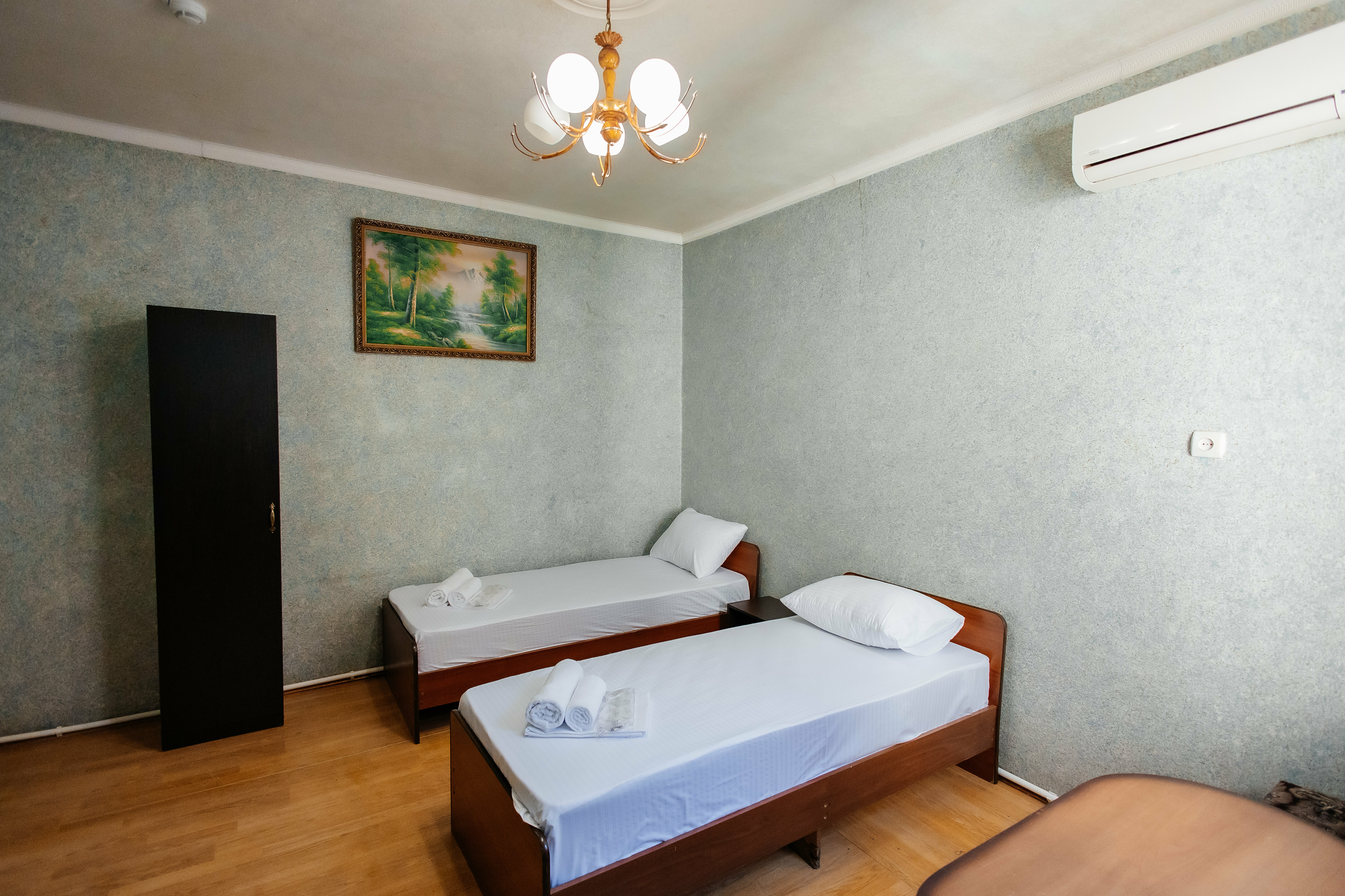 Просторный двухместный номер с 2 отдельными кроватями