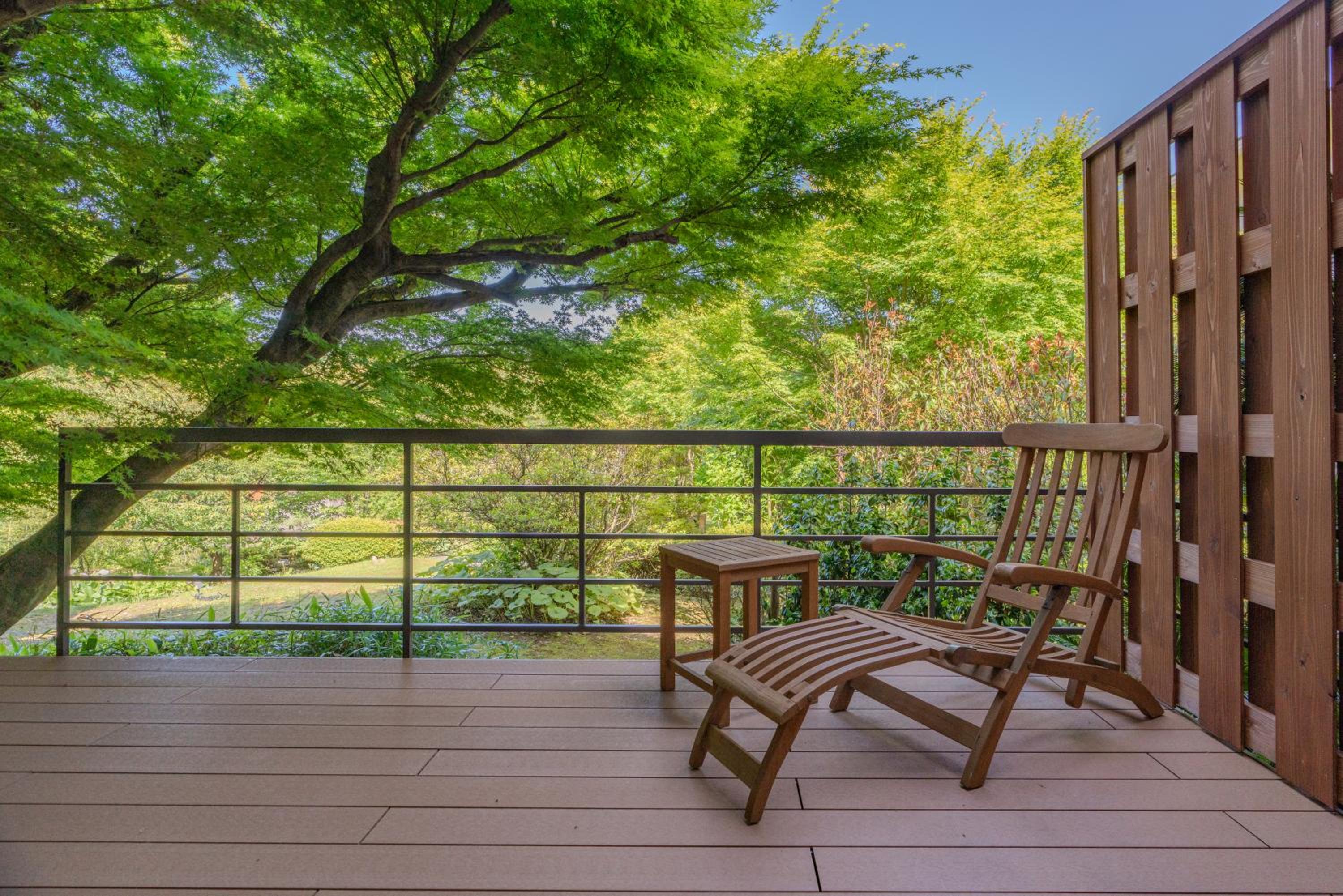Renovated - Room with Tatami Area with Foot Bath - Garden view