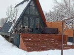 Треугольное шале Мокко с джакузи в А-Шалаш Че