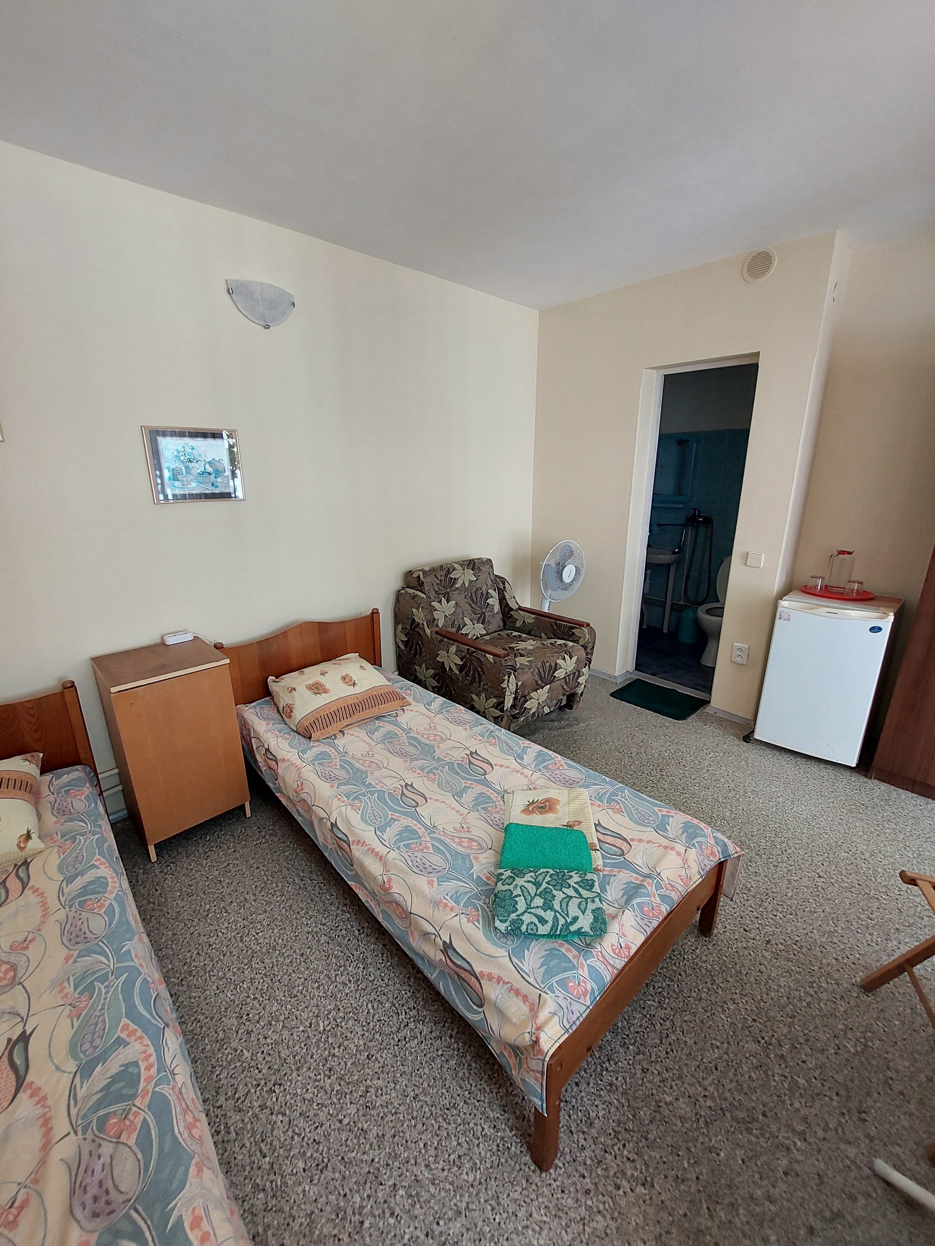 Двухместный номер с 2 отдельными кроватями, вид на сад