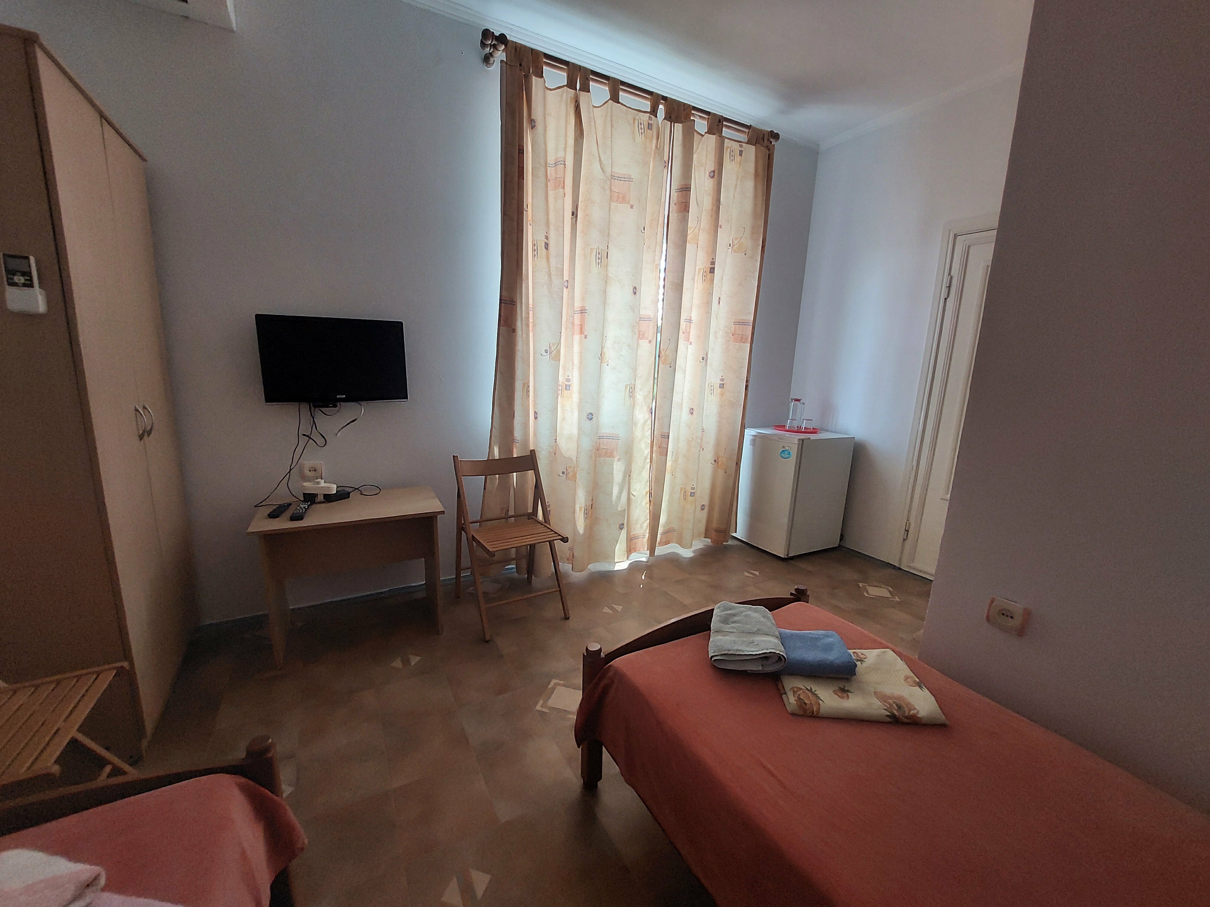 Двухместный номер с 2 отдельными кроватями, вид на море