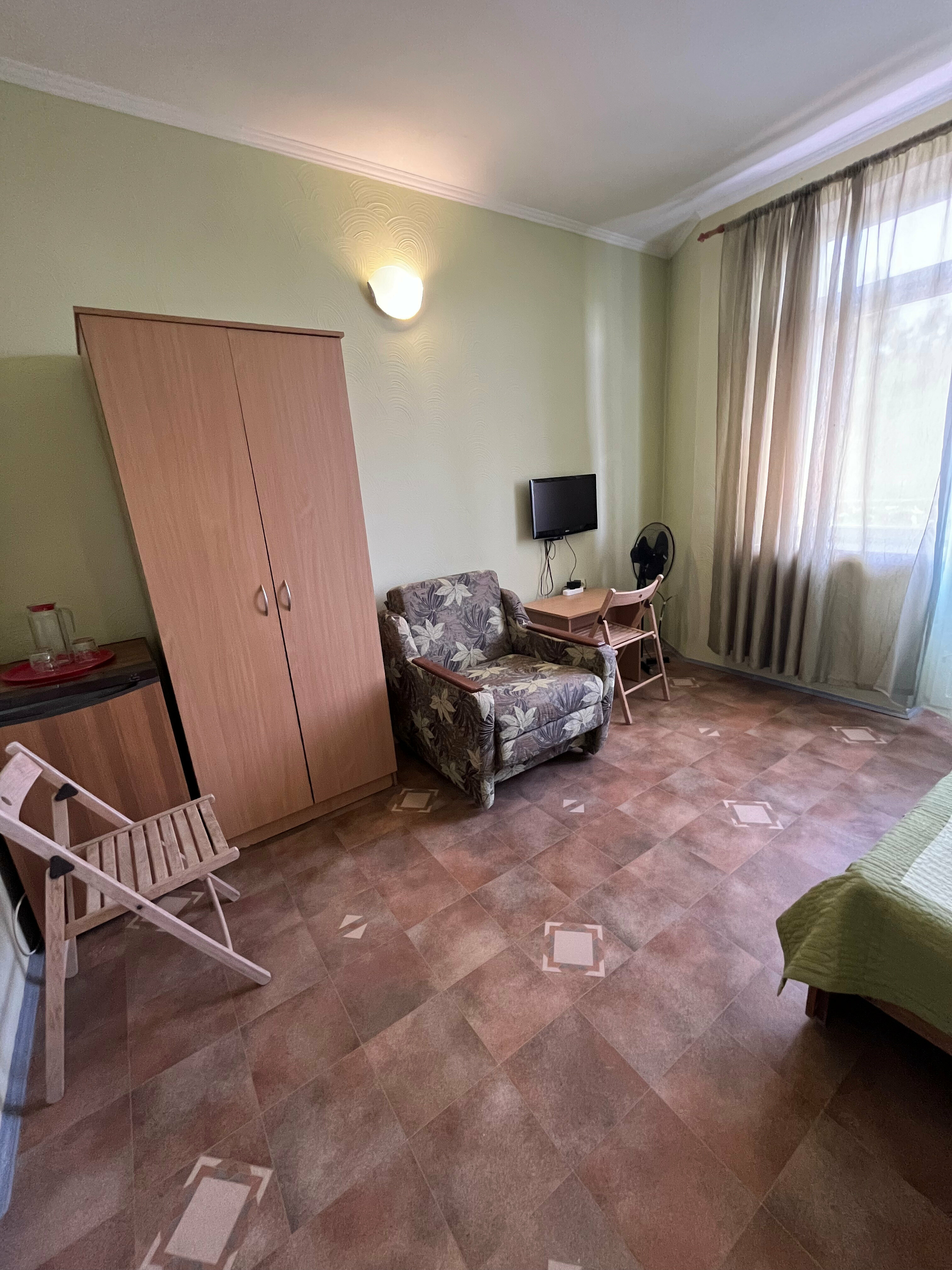 Двухместный номер с 1 кроватью и видом на сад