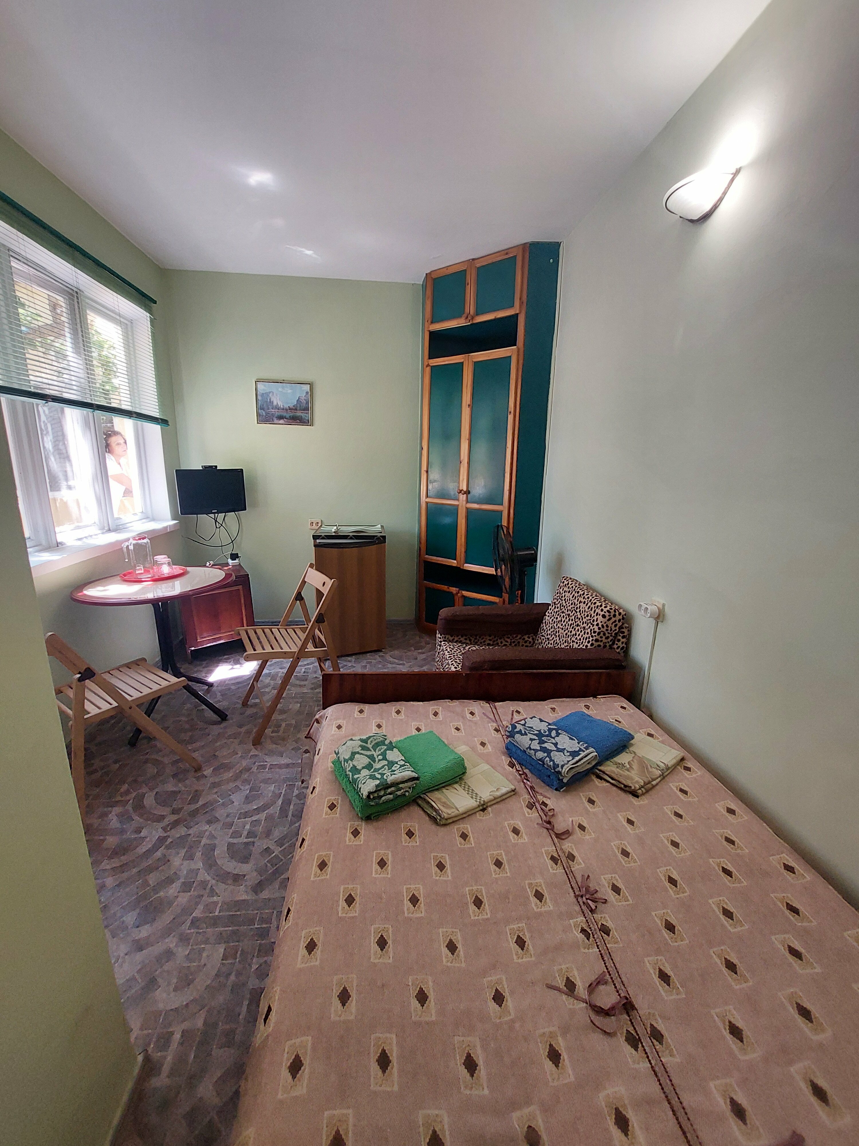 Двухместный номер с 1 кроватью и видом на сад