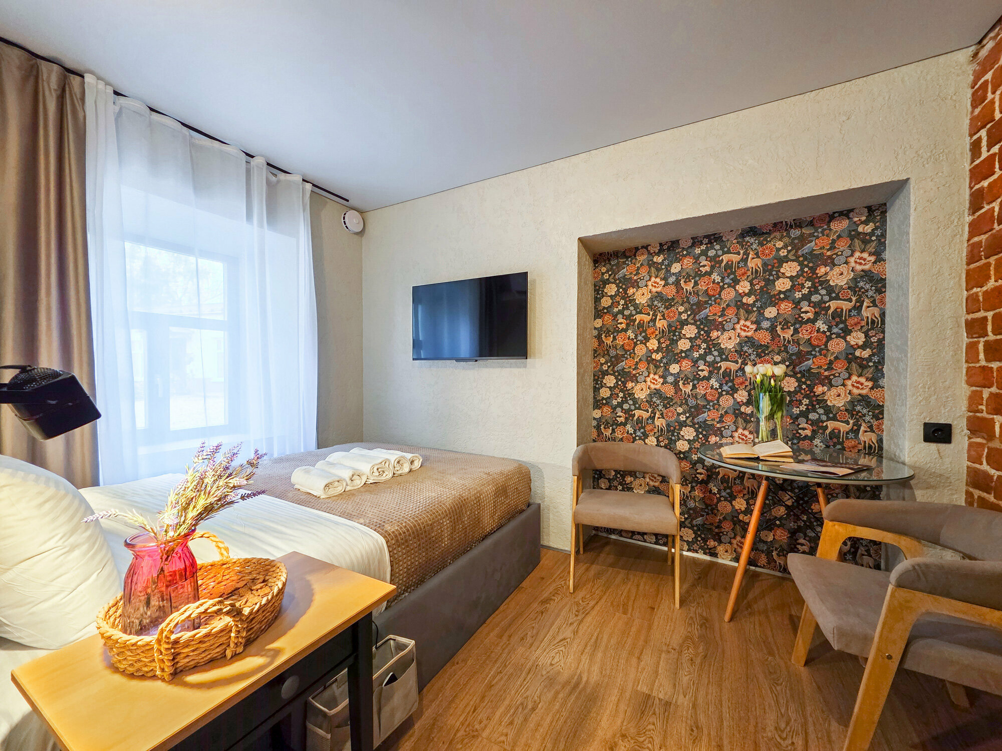 Двухкомнатные Апартаменты Комфорт с окнами во двор