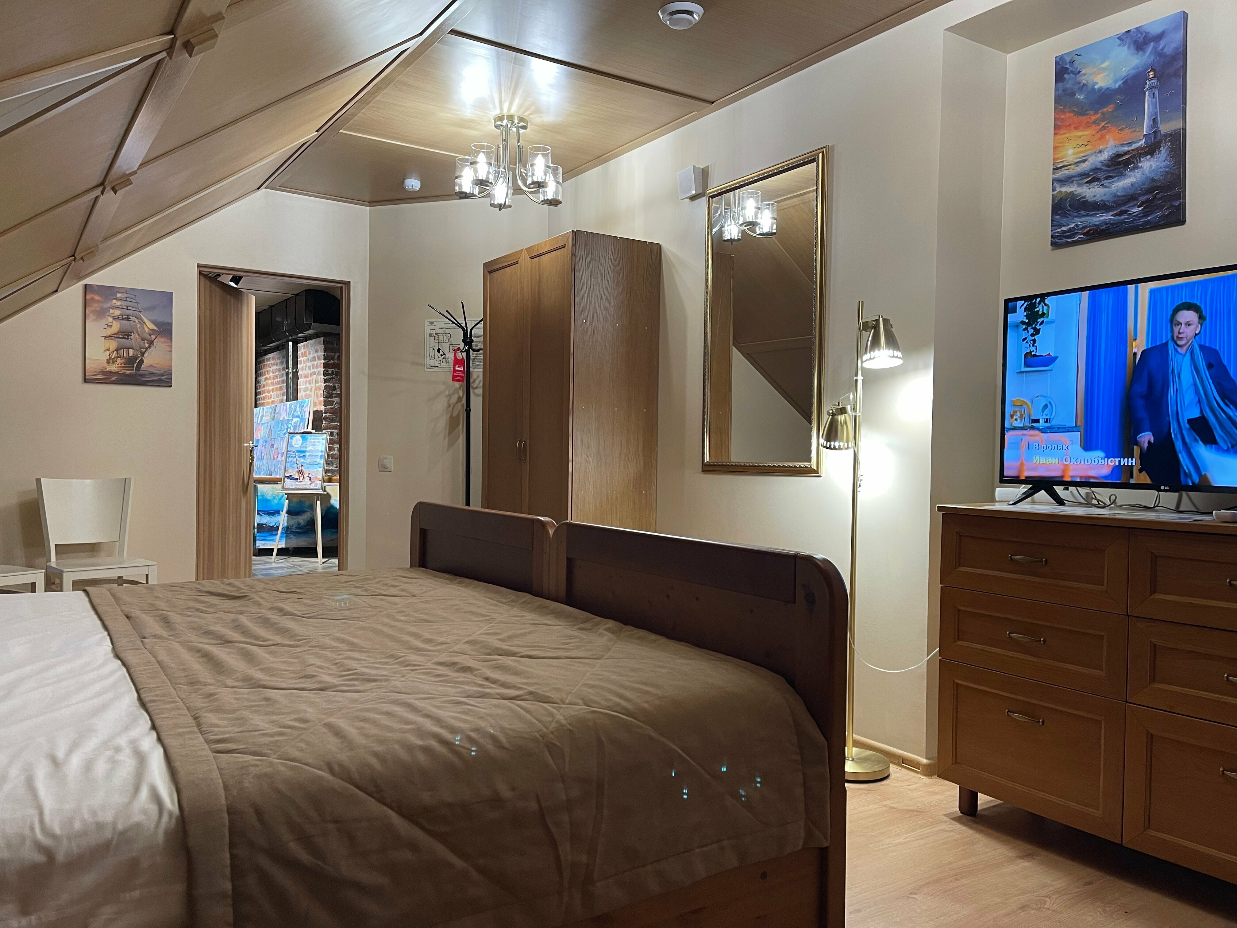 Мансардный семейный полулюкс в морском стиле