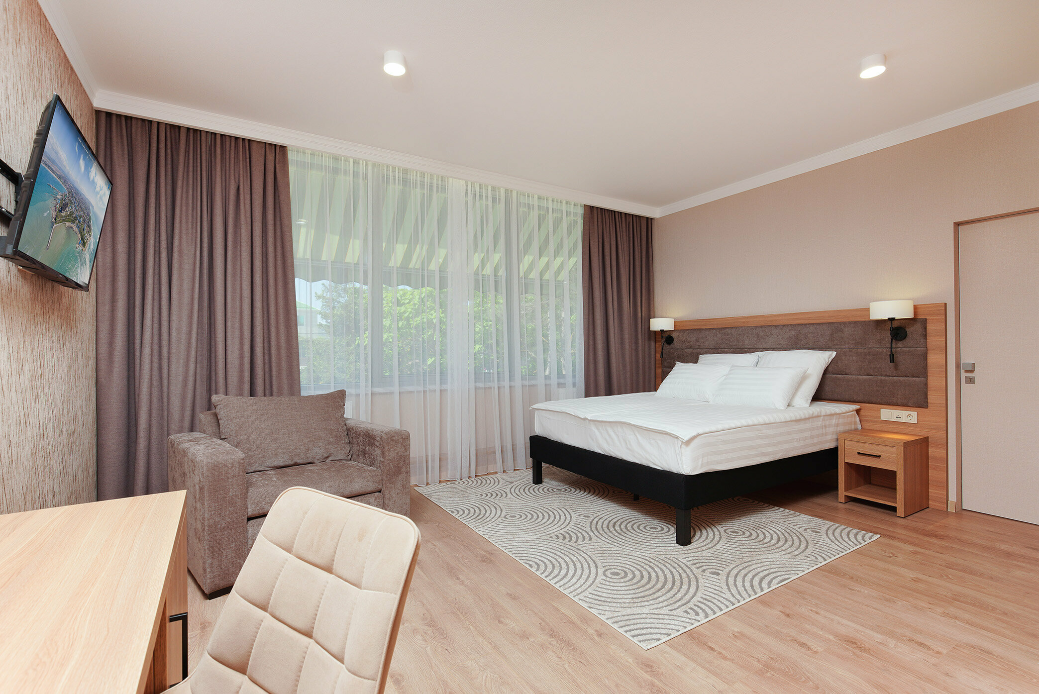 Бутик отель СТАНДАРТ СЕМЕЙНЫЙ (смежные номера, без балкона) г. Анапа, Пионерский проспект 114г