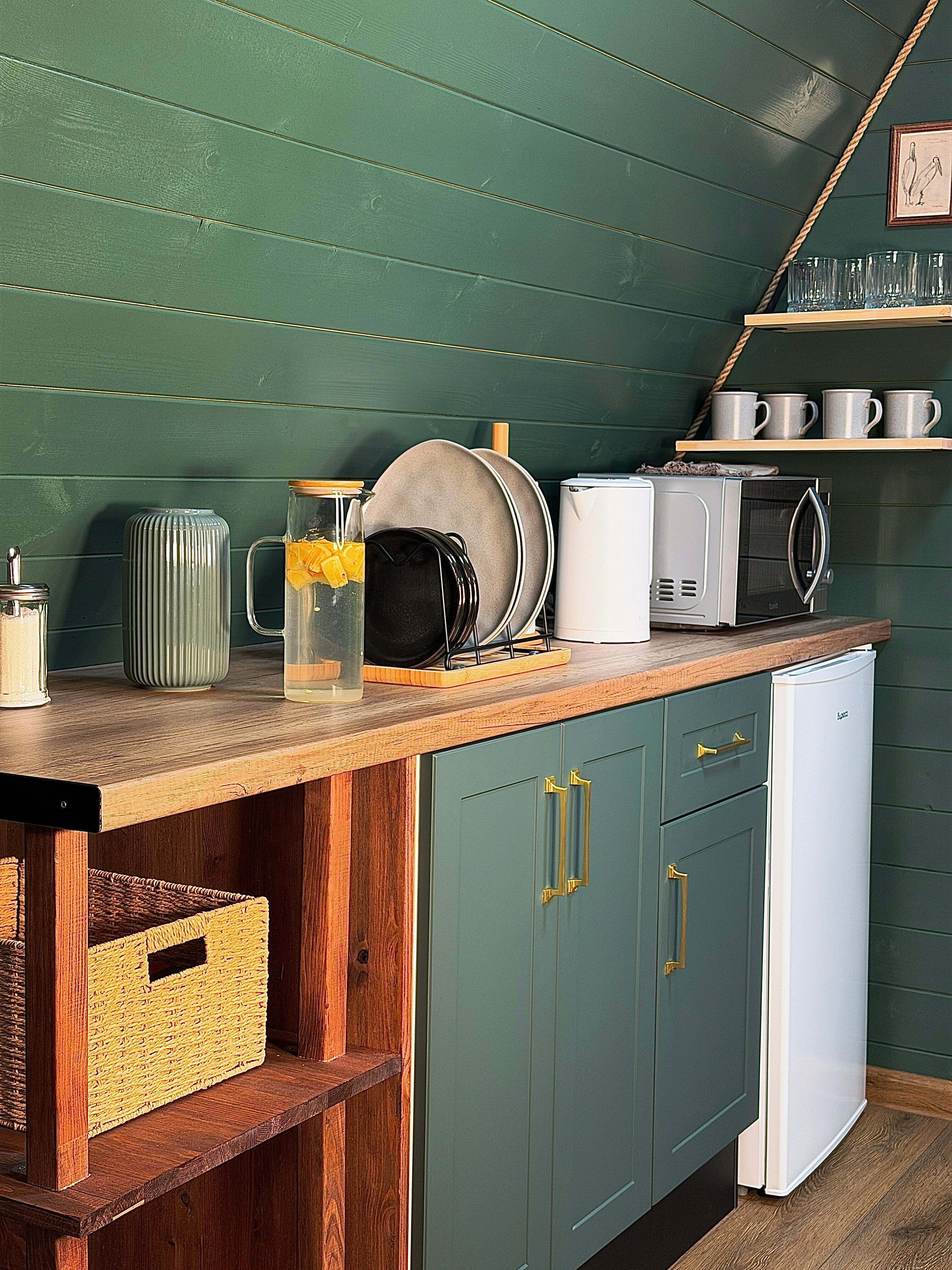 Зелёный А-фрейм