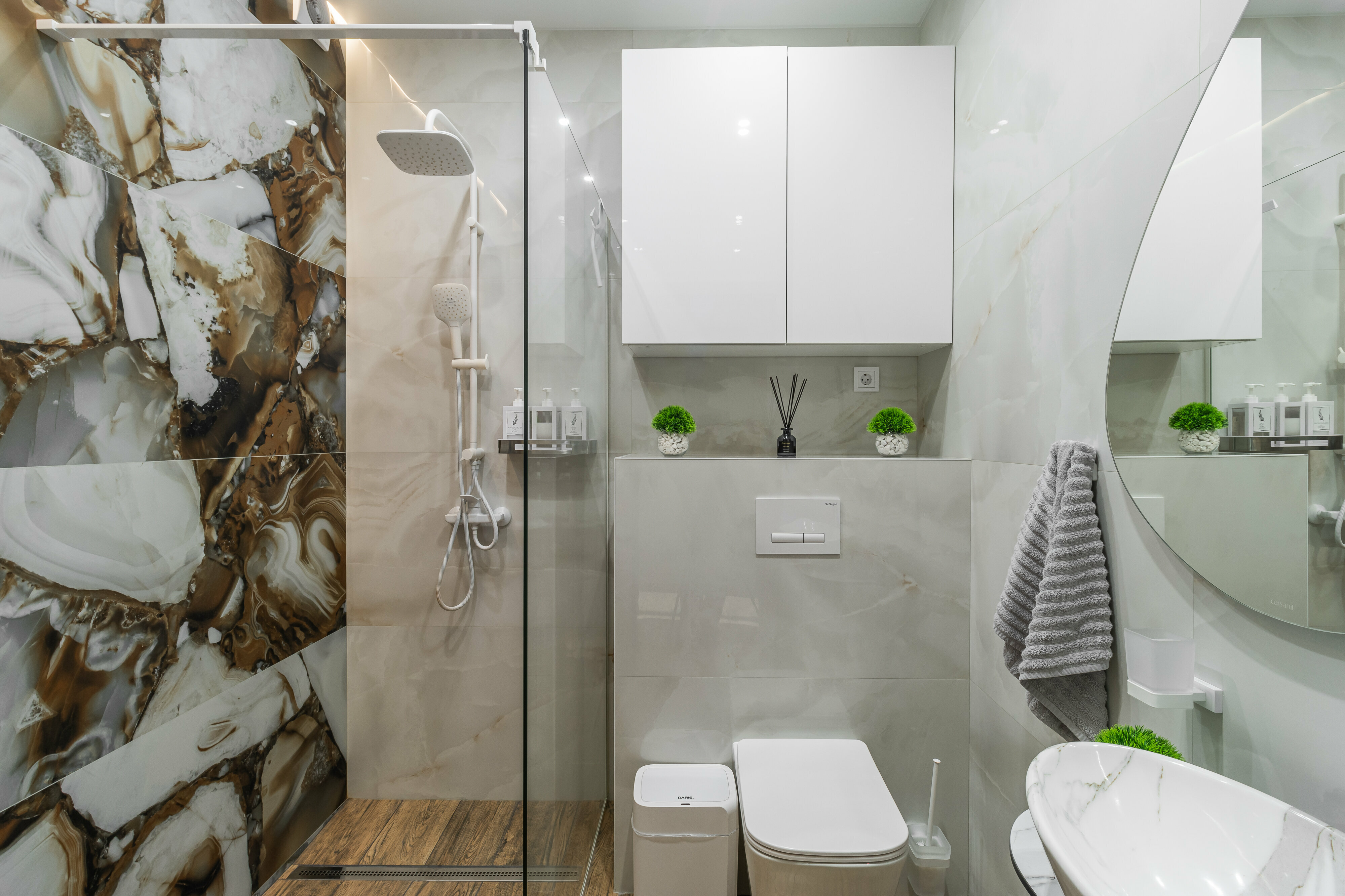 Лофт с камином и домашним кинотеатром