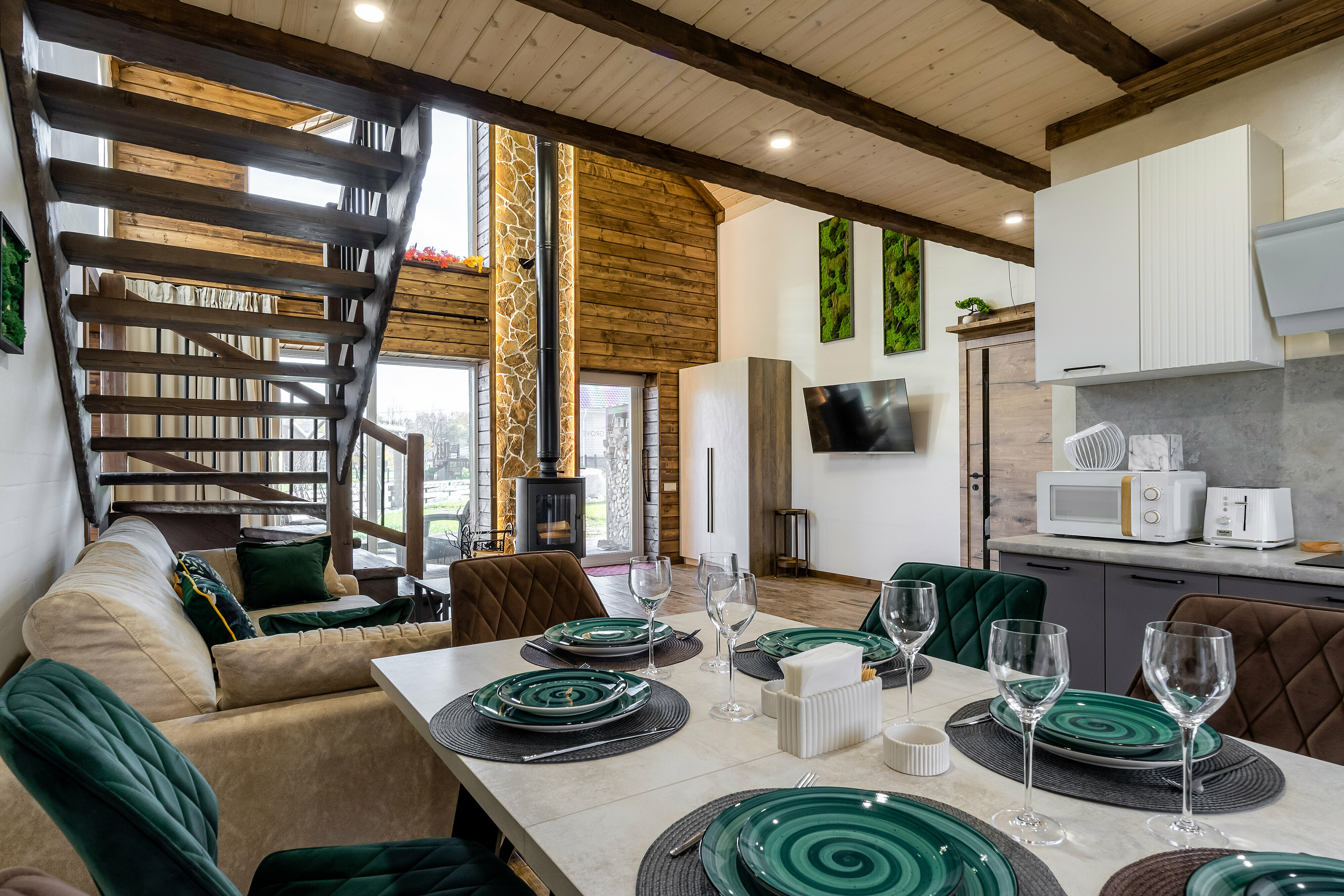 Шале с 2 спальнями