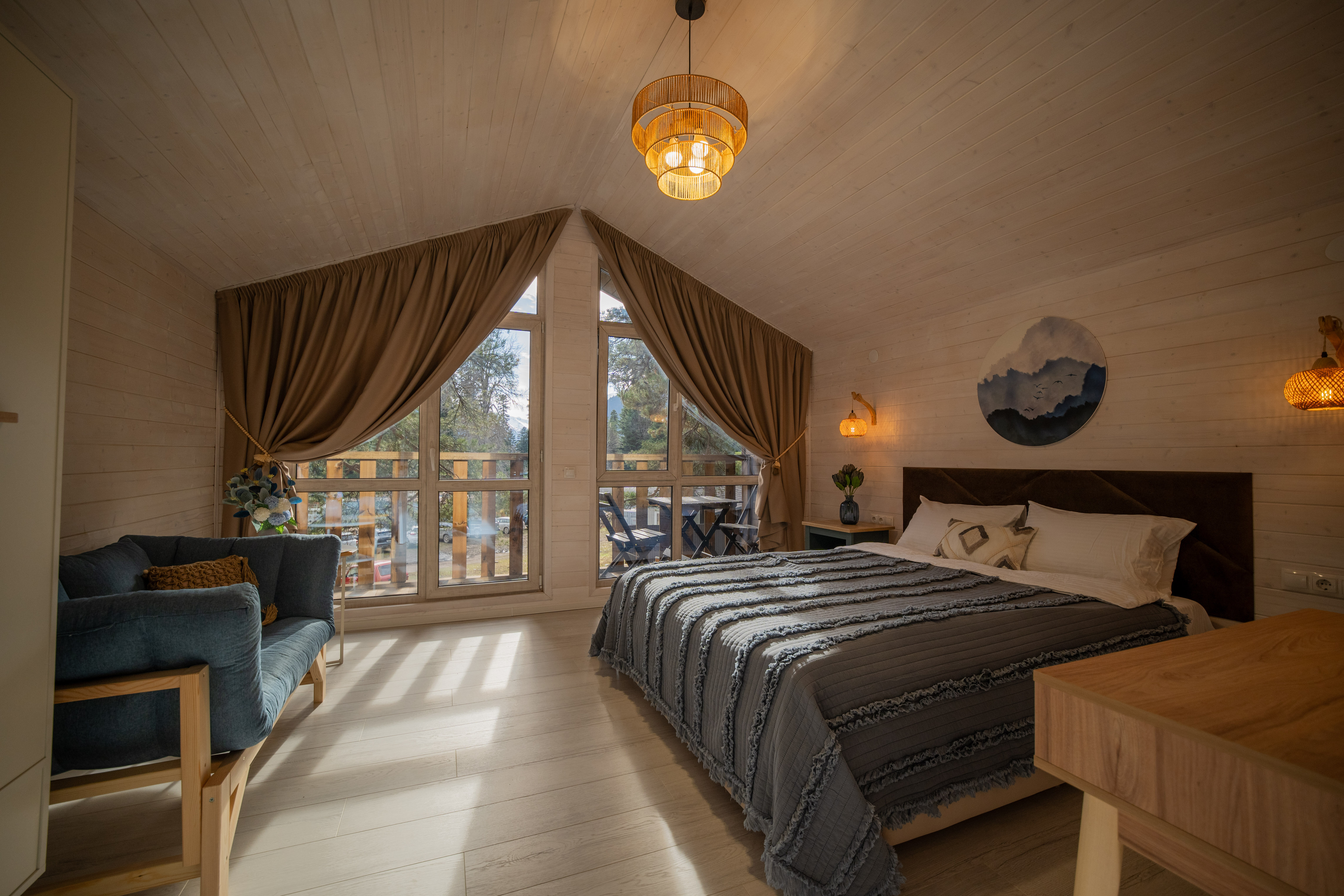 Коттедж с видом на горы