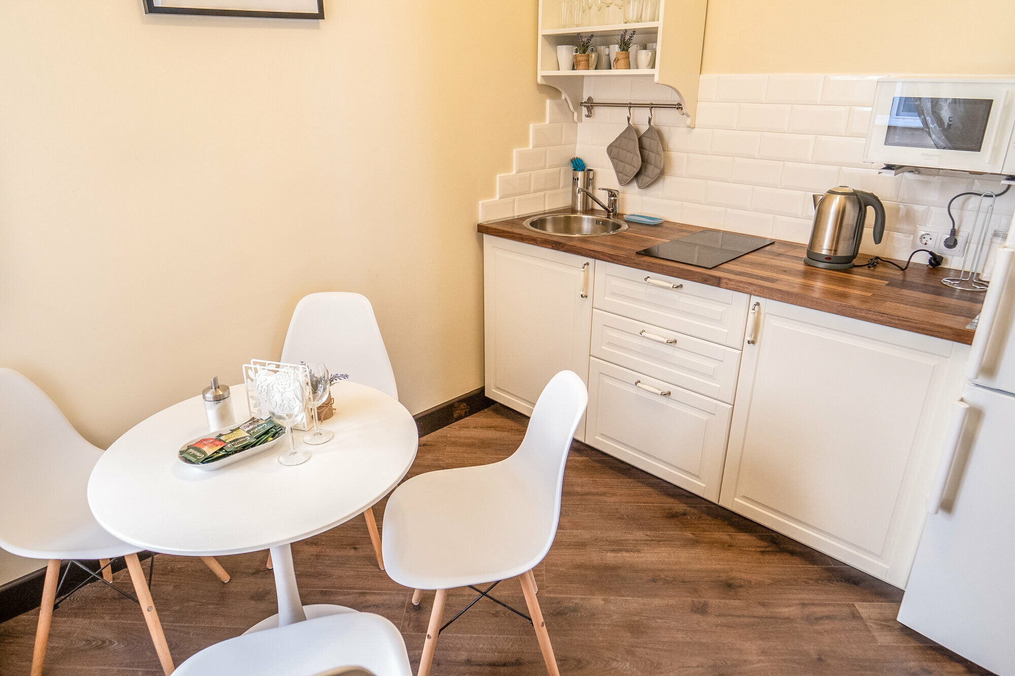 Апартаменты с двумя спальнями и кухней