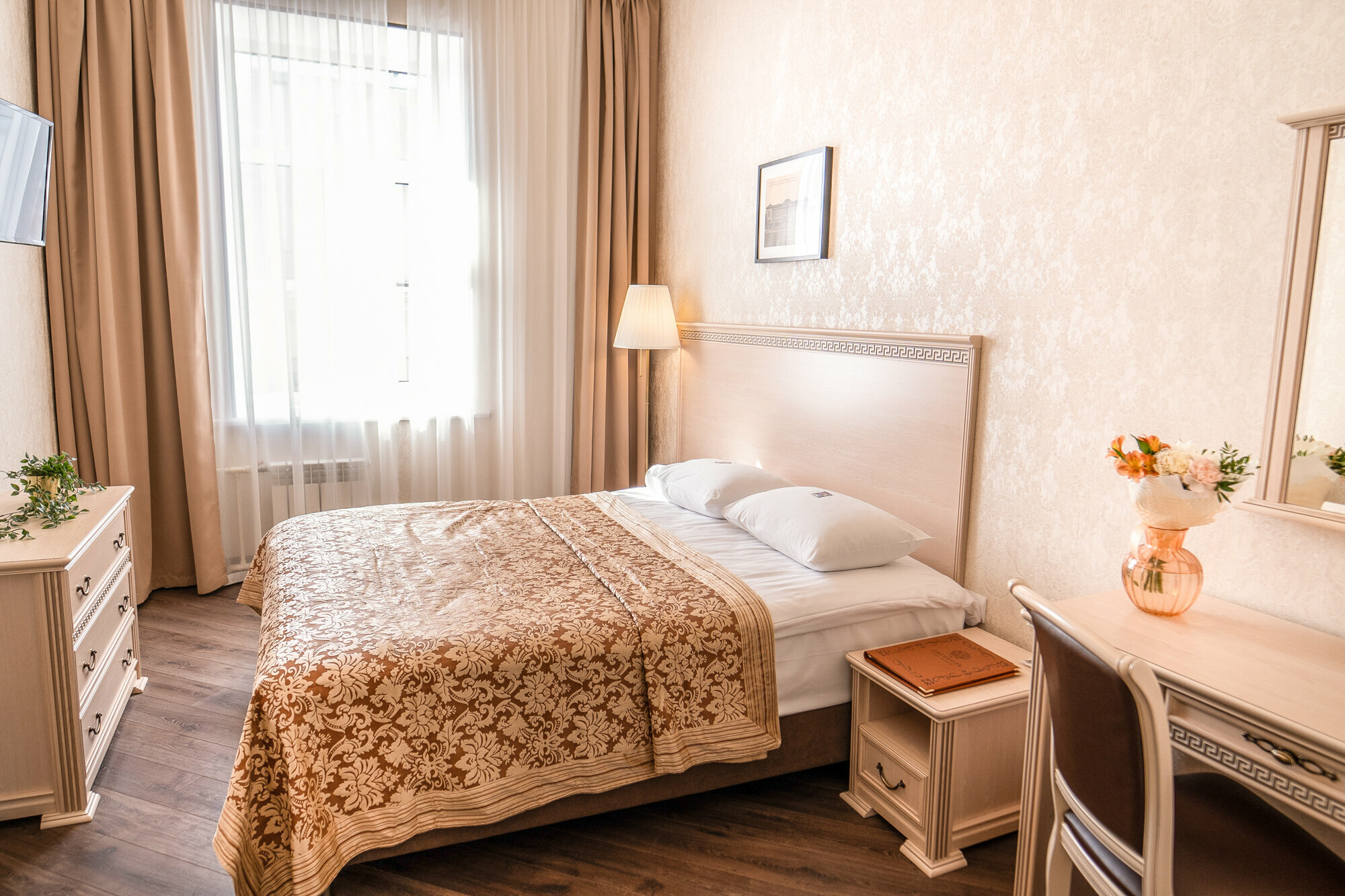 Апартаменты с двумя спальнями и кухней