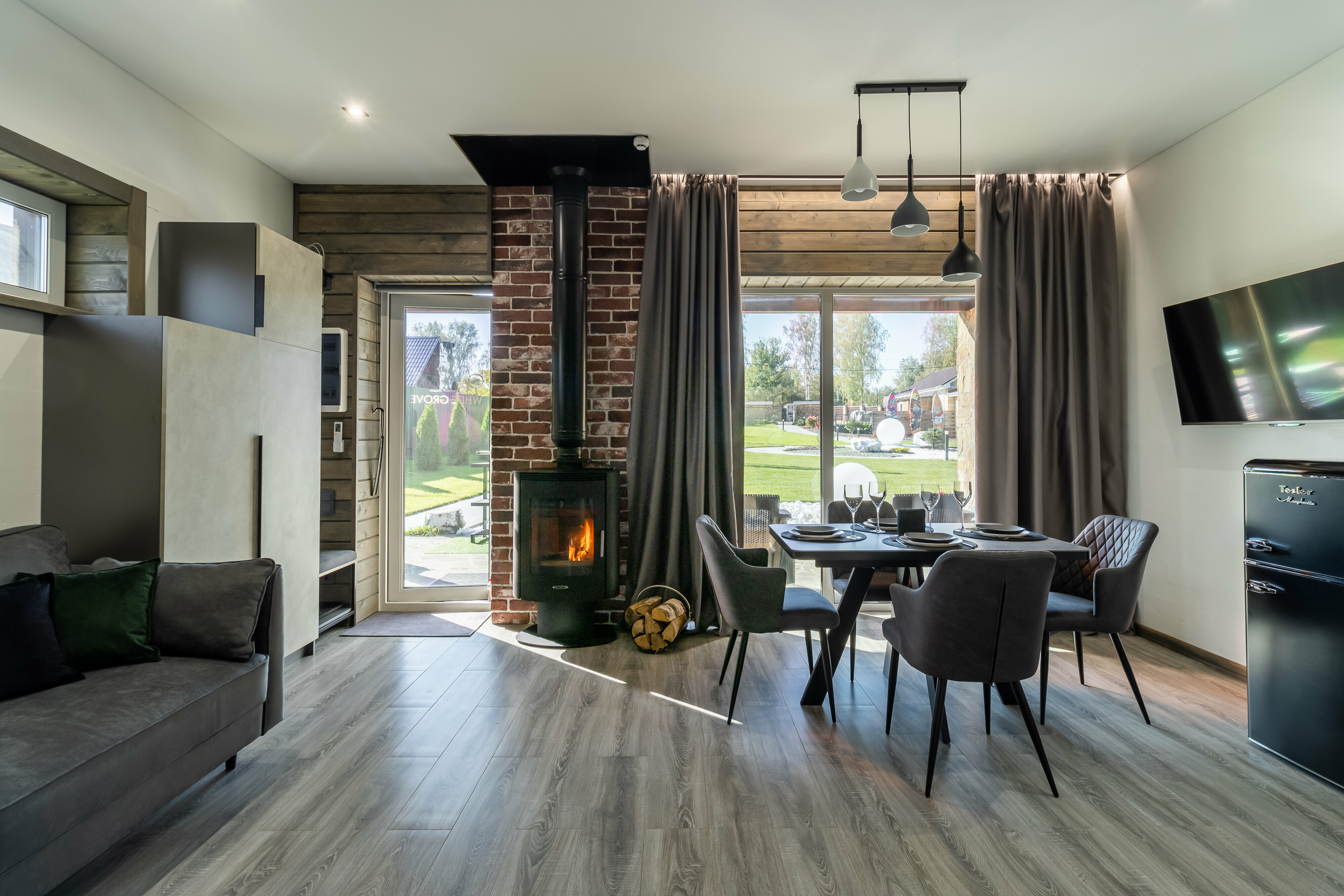 Дом Лофт с террасой на крыше