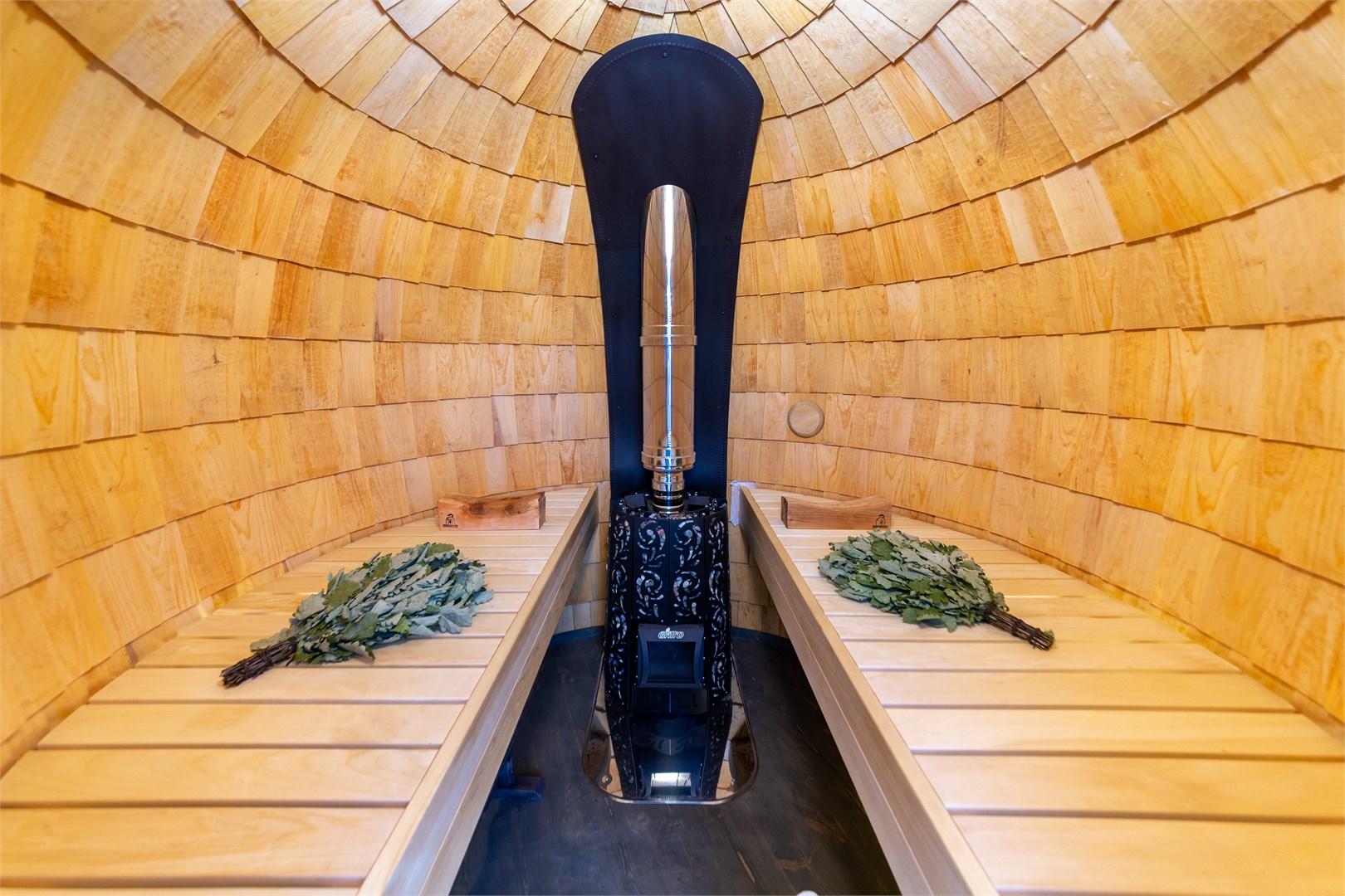 Коттедж с одной спальней чаном и баней (растопка чана и бани не включена в стоимость)