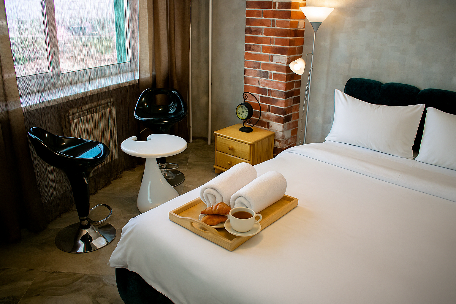 Apart-LOFT JACUZZI 50"АлисаSmartTV Кухня WiFi