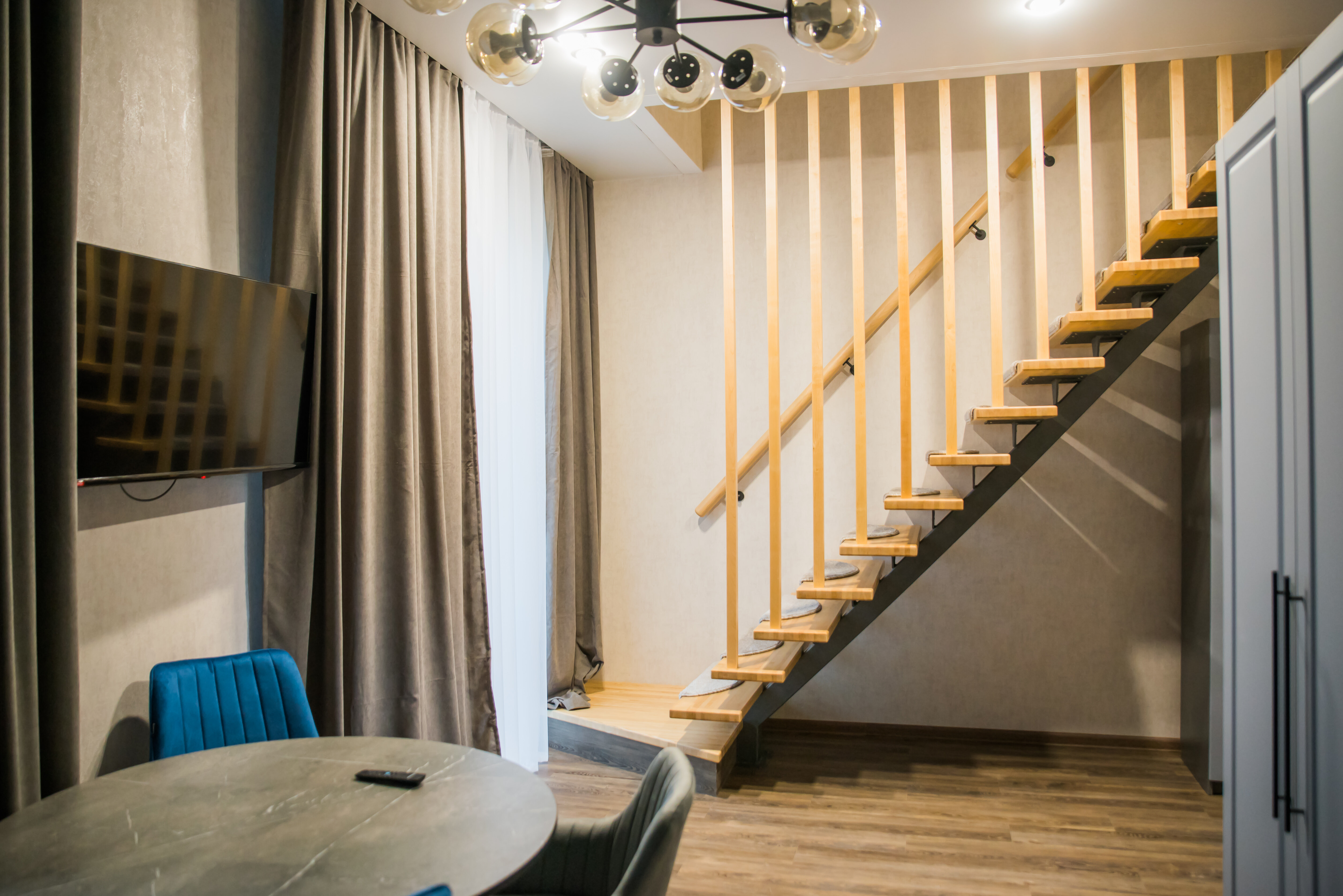 3-комнатная Студия в 2 уровнях