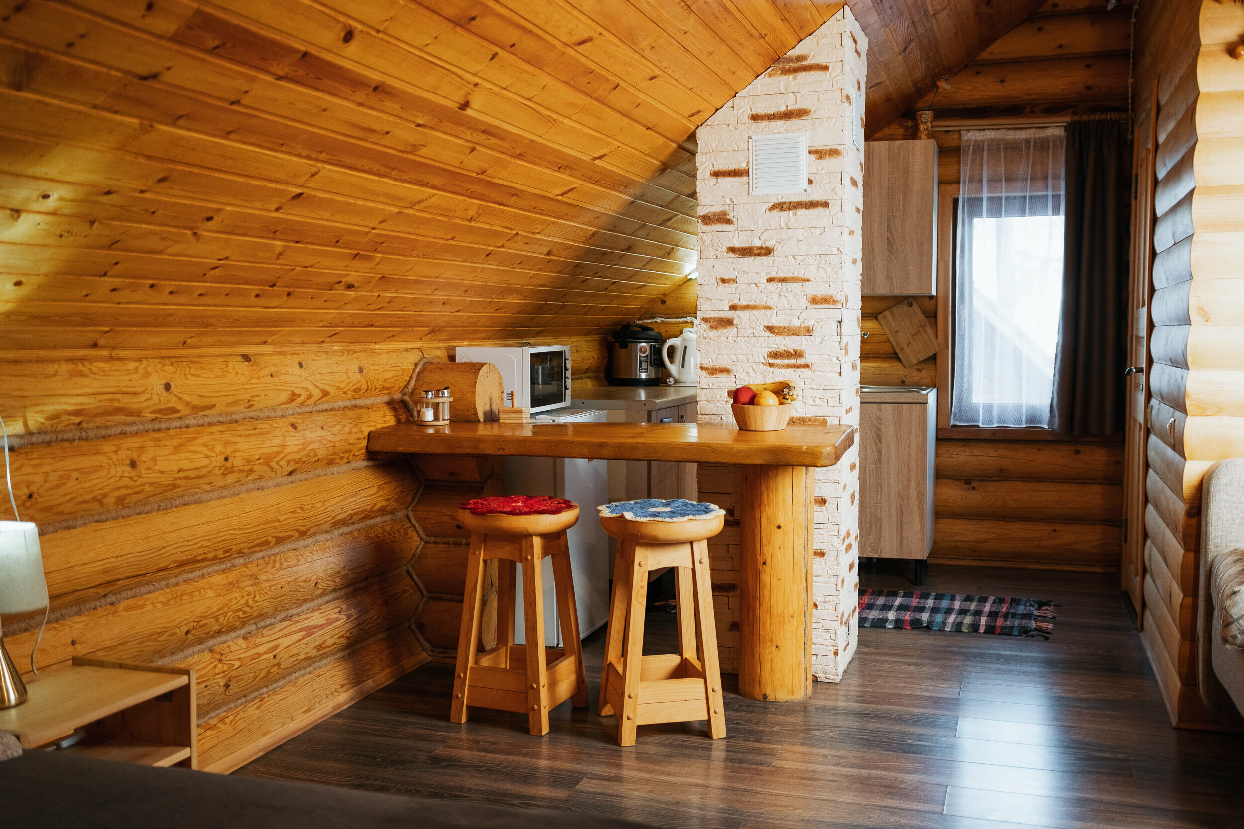 Номер-студия с террасой и видом на Катунь