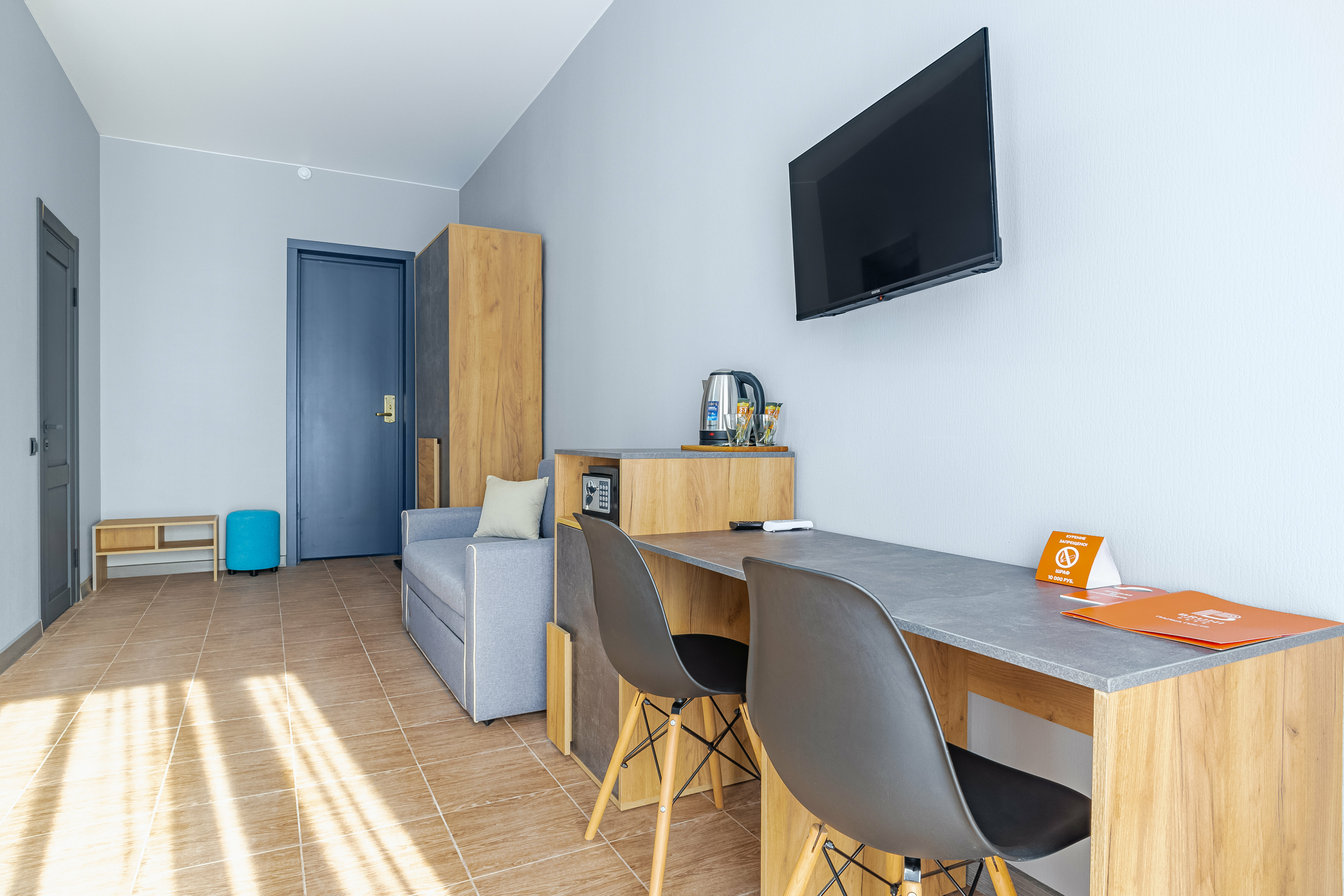 Двухместный номер с 1 кроватью и балконом