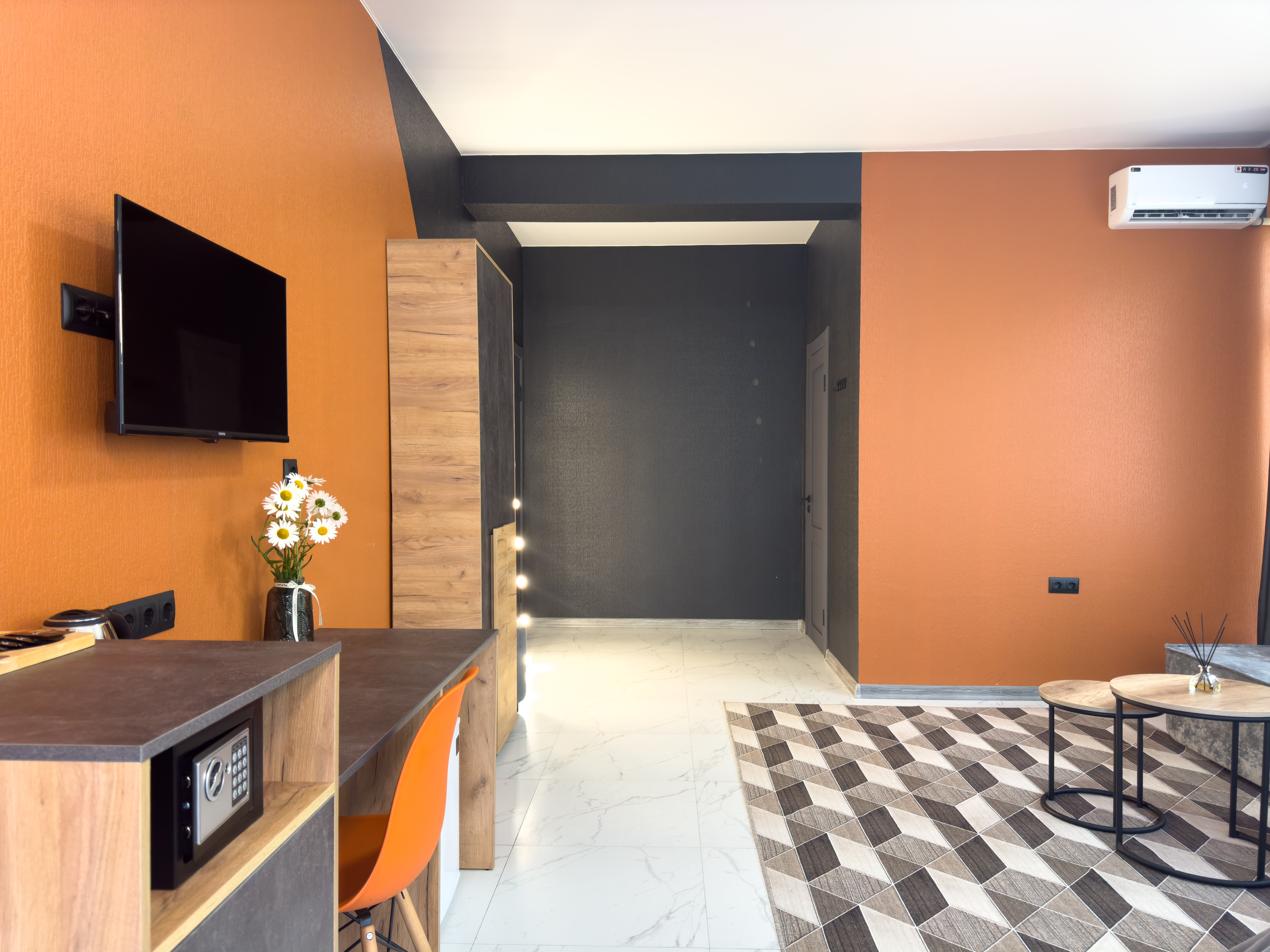 Двухместный номер с 1 кроватью и балконом