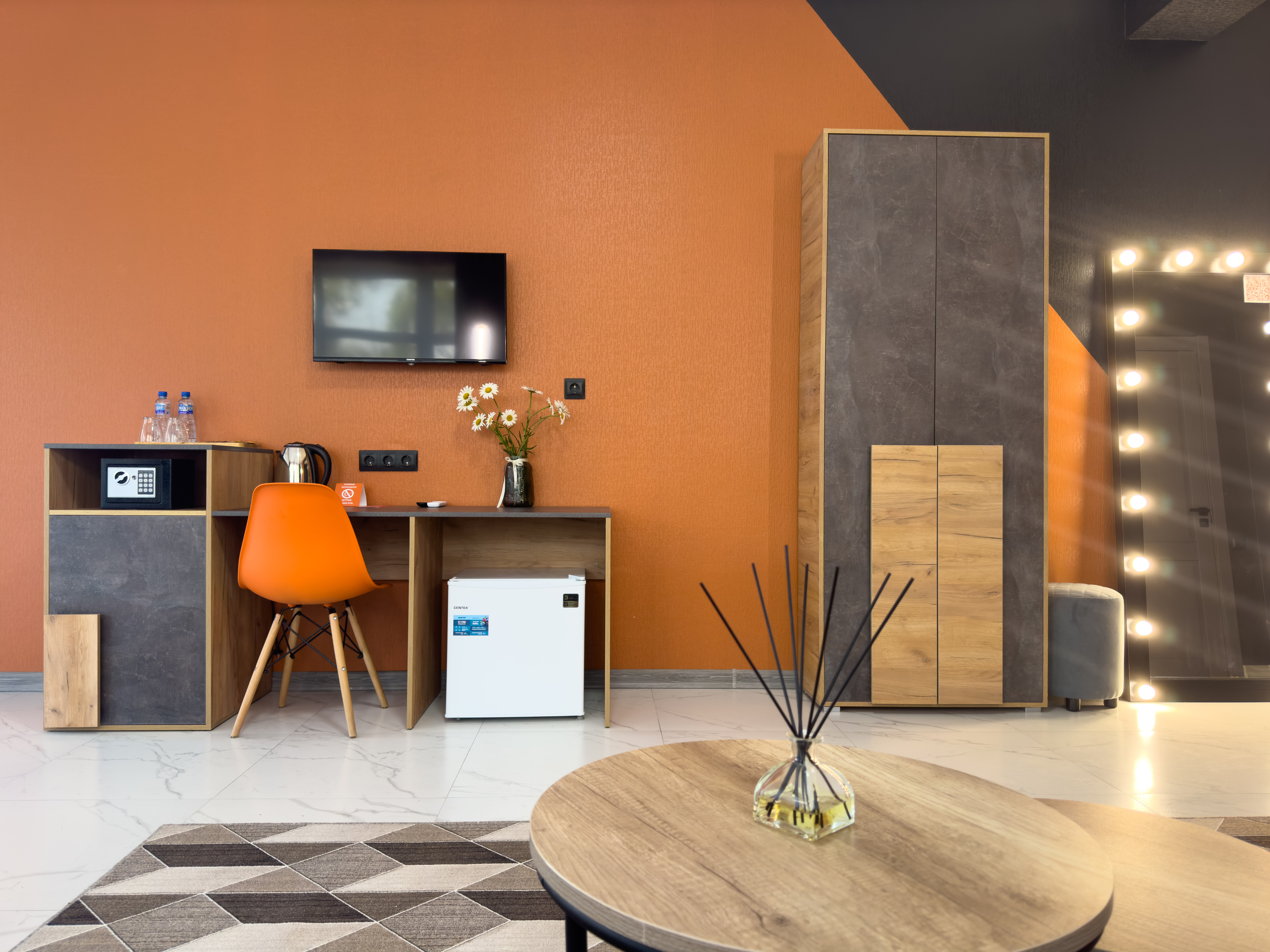 Двухместный номер с 1 кроватью и балконом