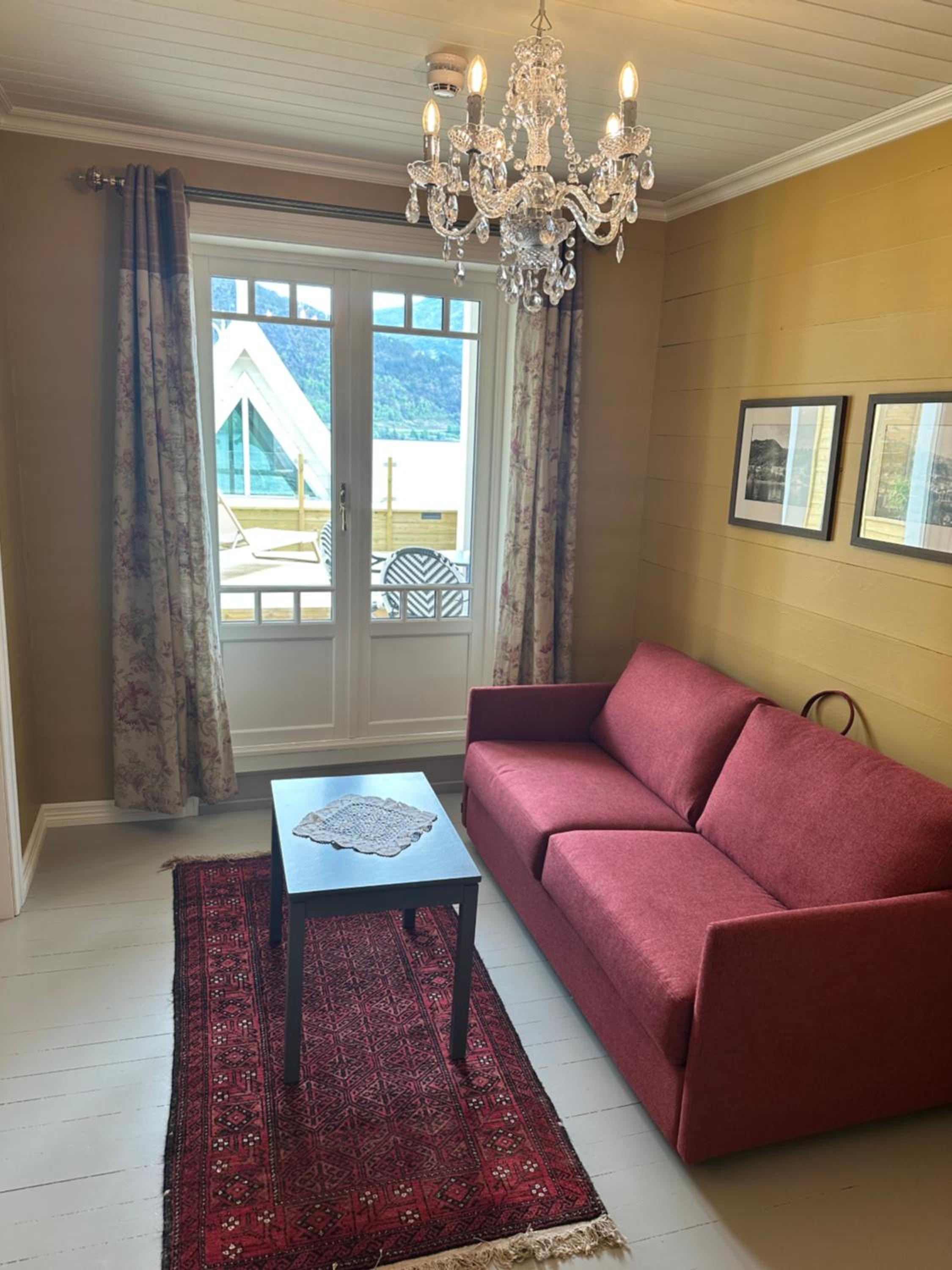 Historic Deluxe Room with Balcony and Fjord View