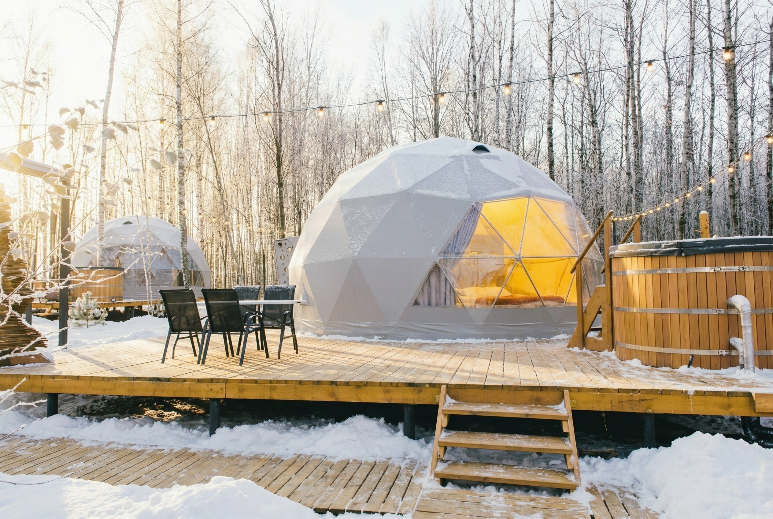 «Геокупол Smart Deluxe» с купелью