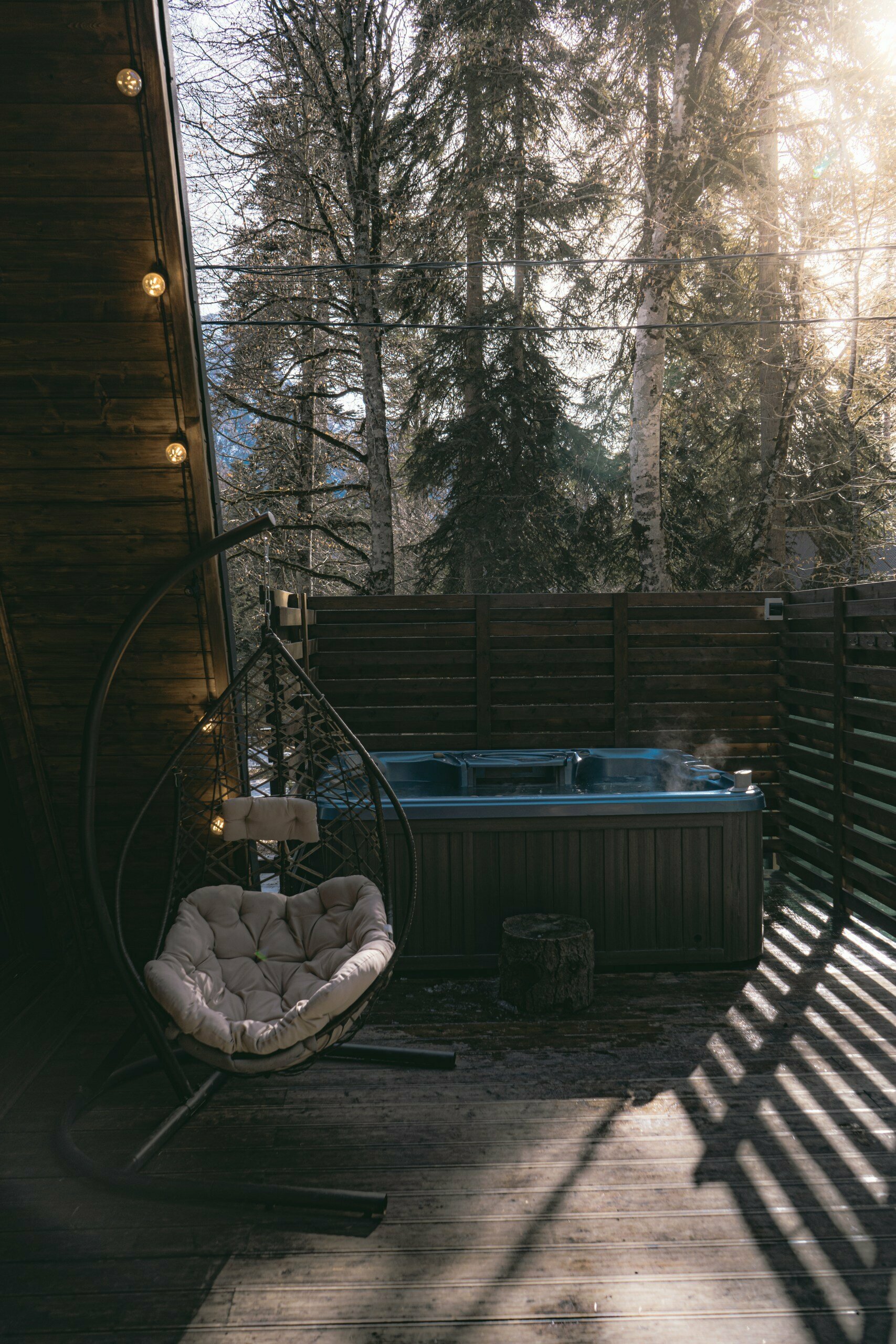 A-frame c джакузи