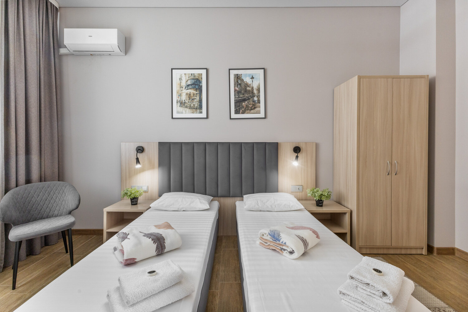 Улучшенный номер с кроватью размера «king-size» или 2 отдельными кроватями