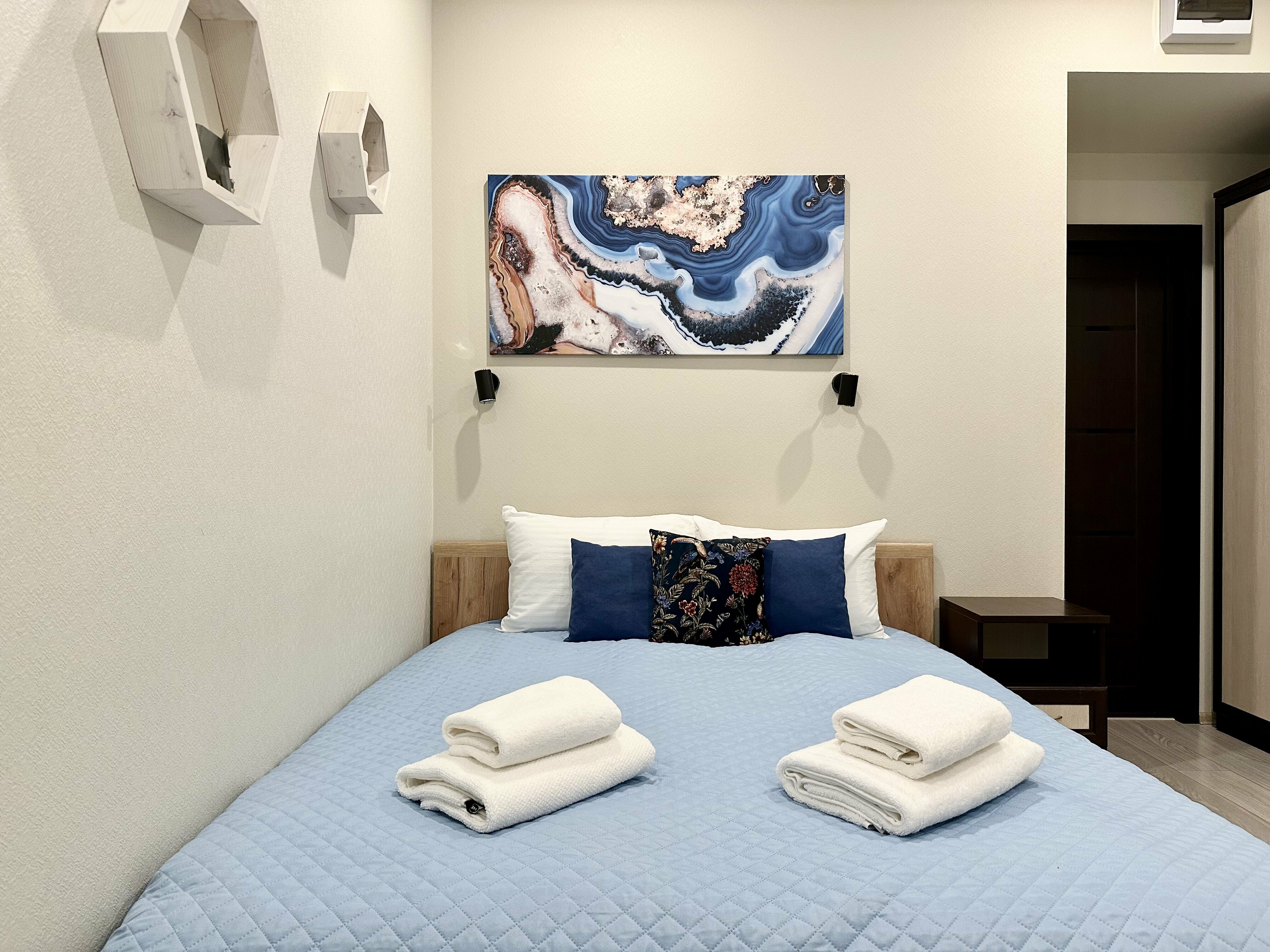 Уютная студия без окна для 2 гостей в самом центре