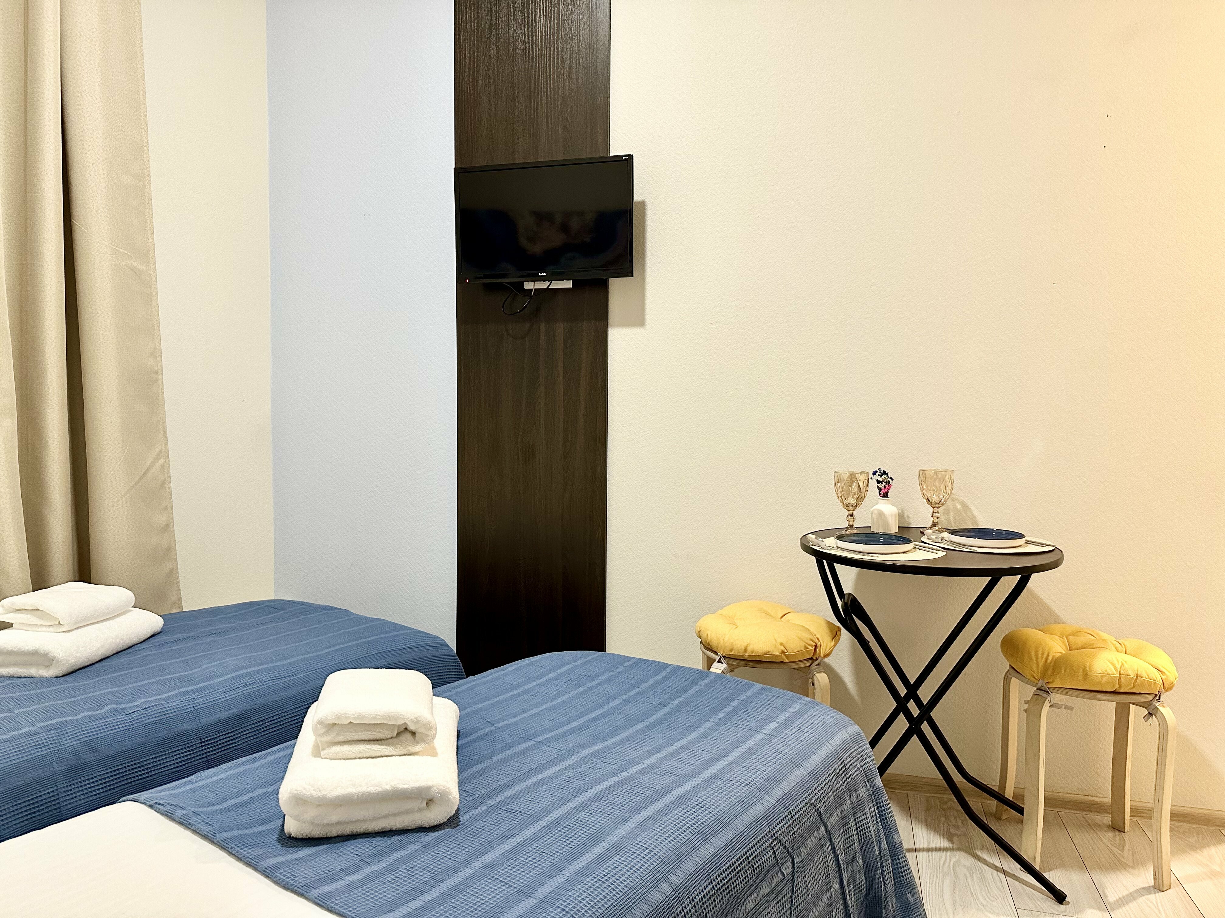 Студия для 2 гостей в центре города