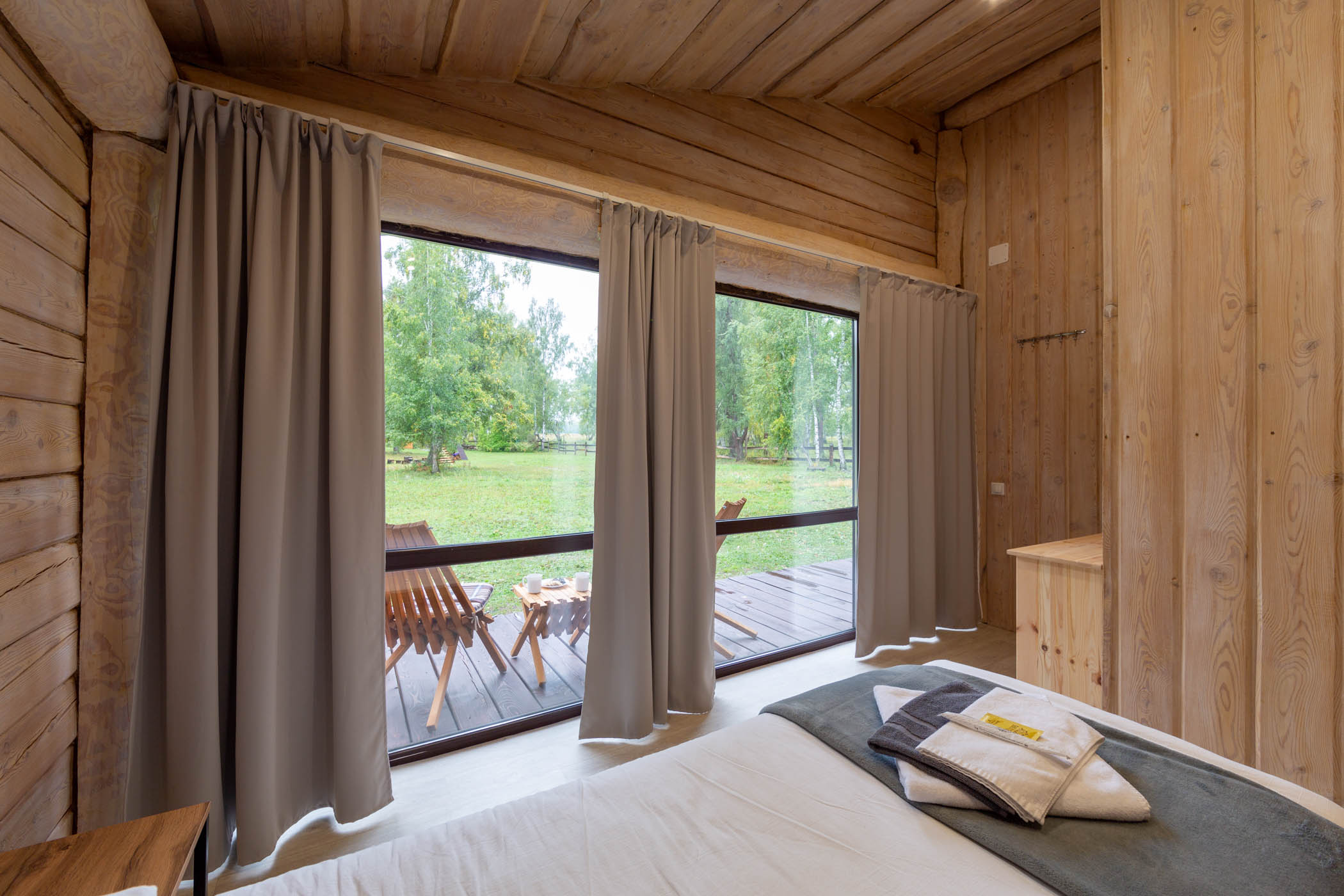 Двухместный номер с 2 отдельными кроватями и террасой