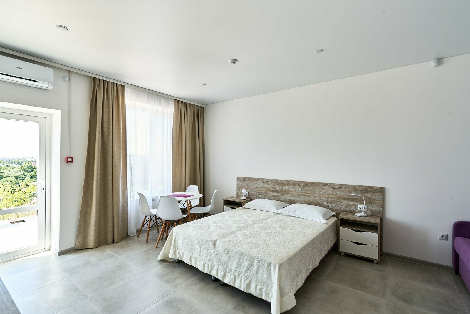 Четырехместный номер с видом на море