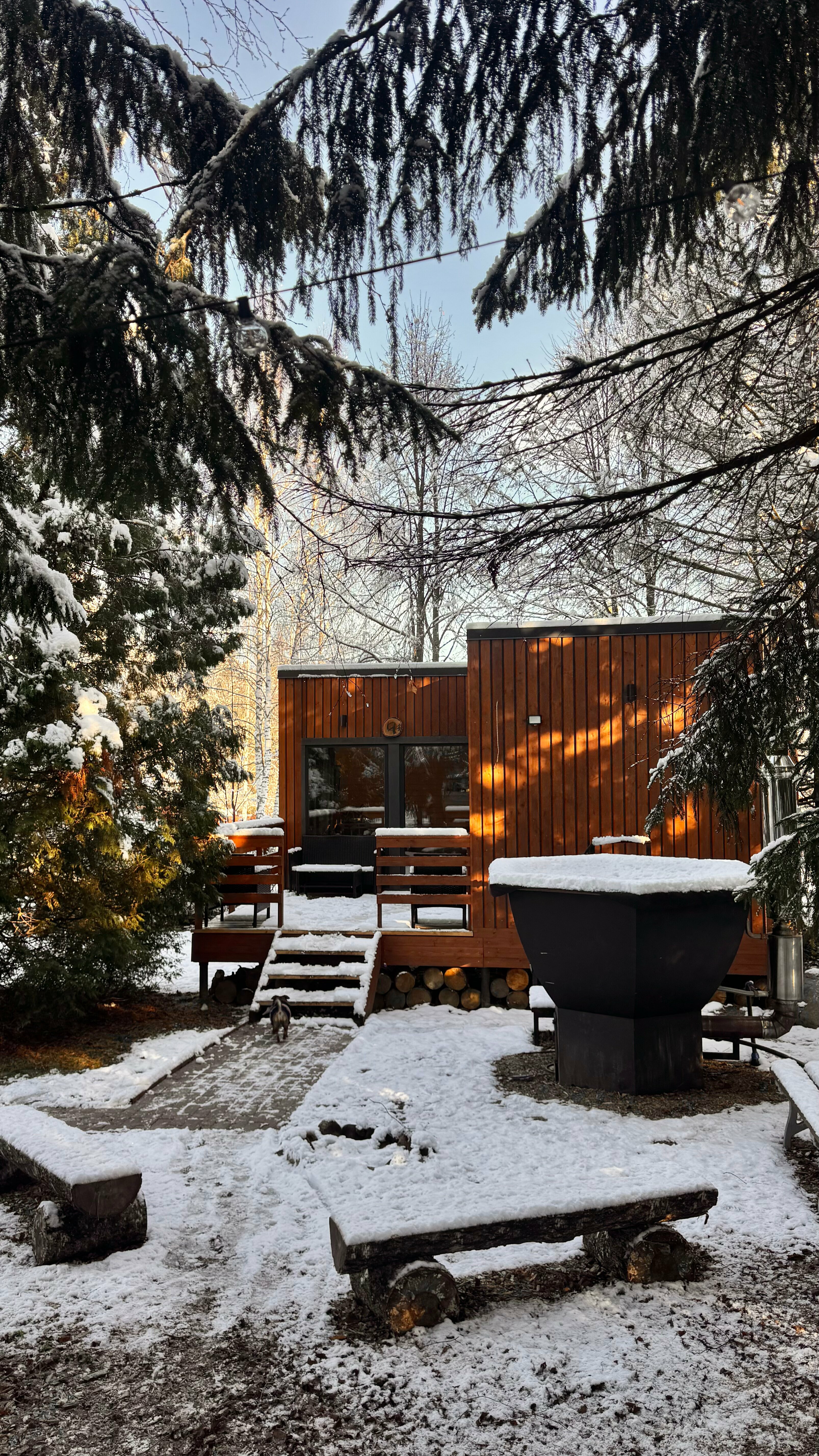 Домик у пруда