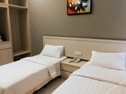 Представительский номер Делюкс с 2 односпальными кроватями в Aurora Hotel