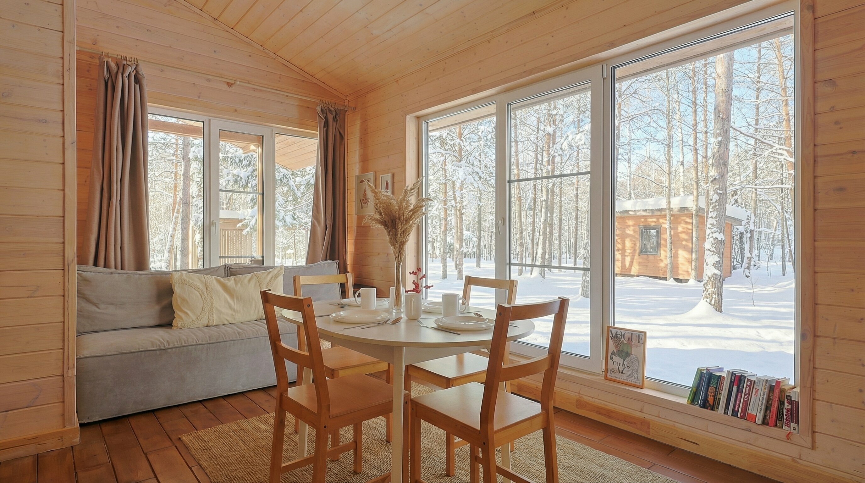 Коттедж с видом на лес