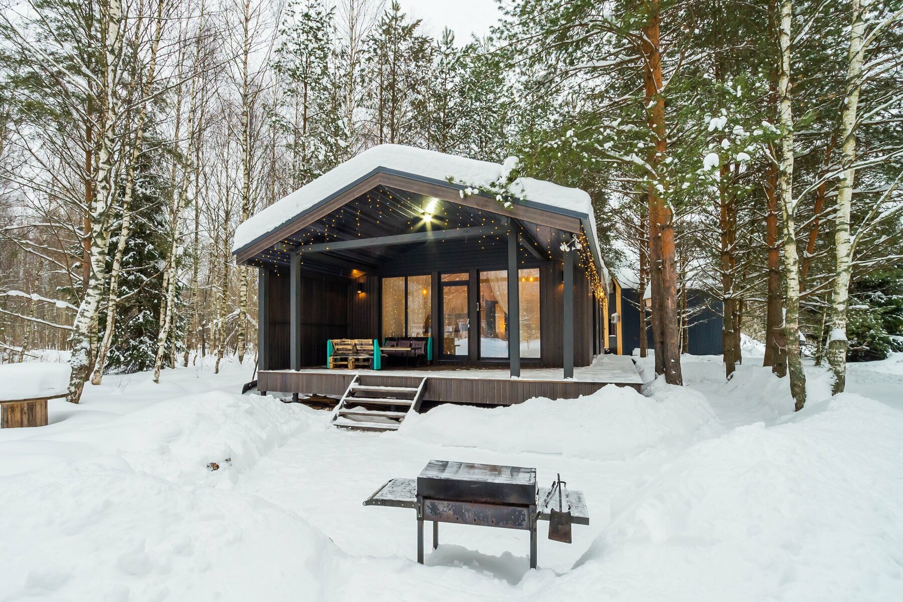 Коттедж с видом на лес